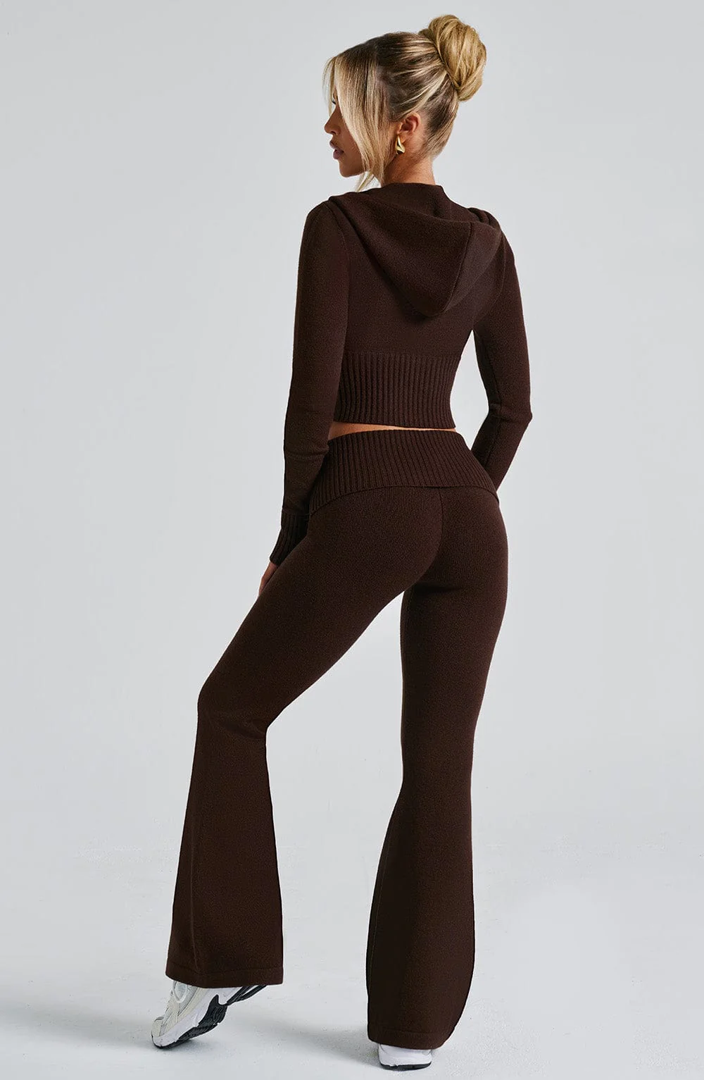 Portia Knit Pants - Chocolate - Image 6