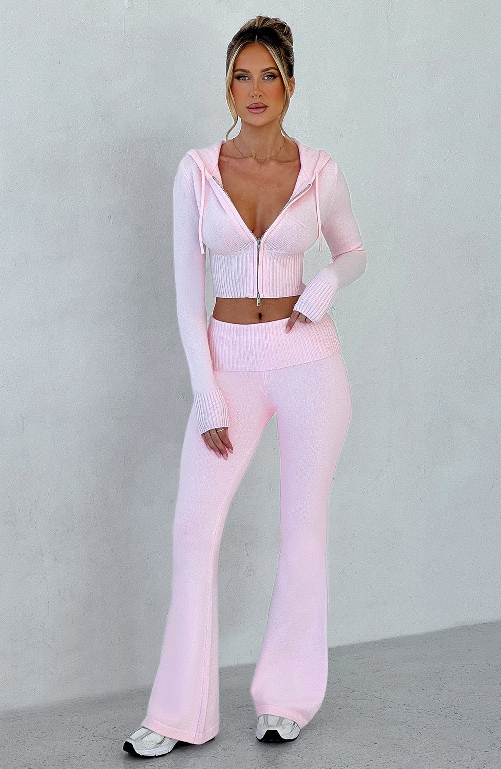 Portia Knit Pants - Pink - Image 3