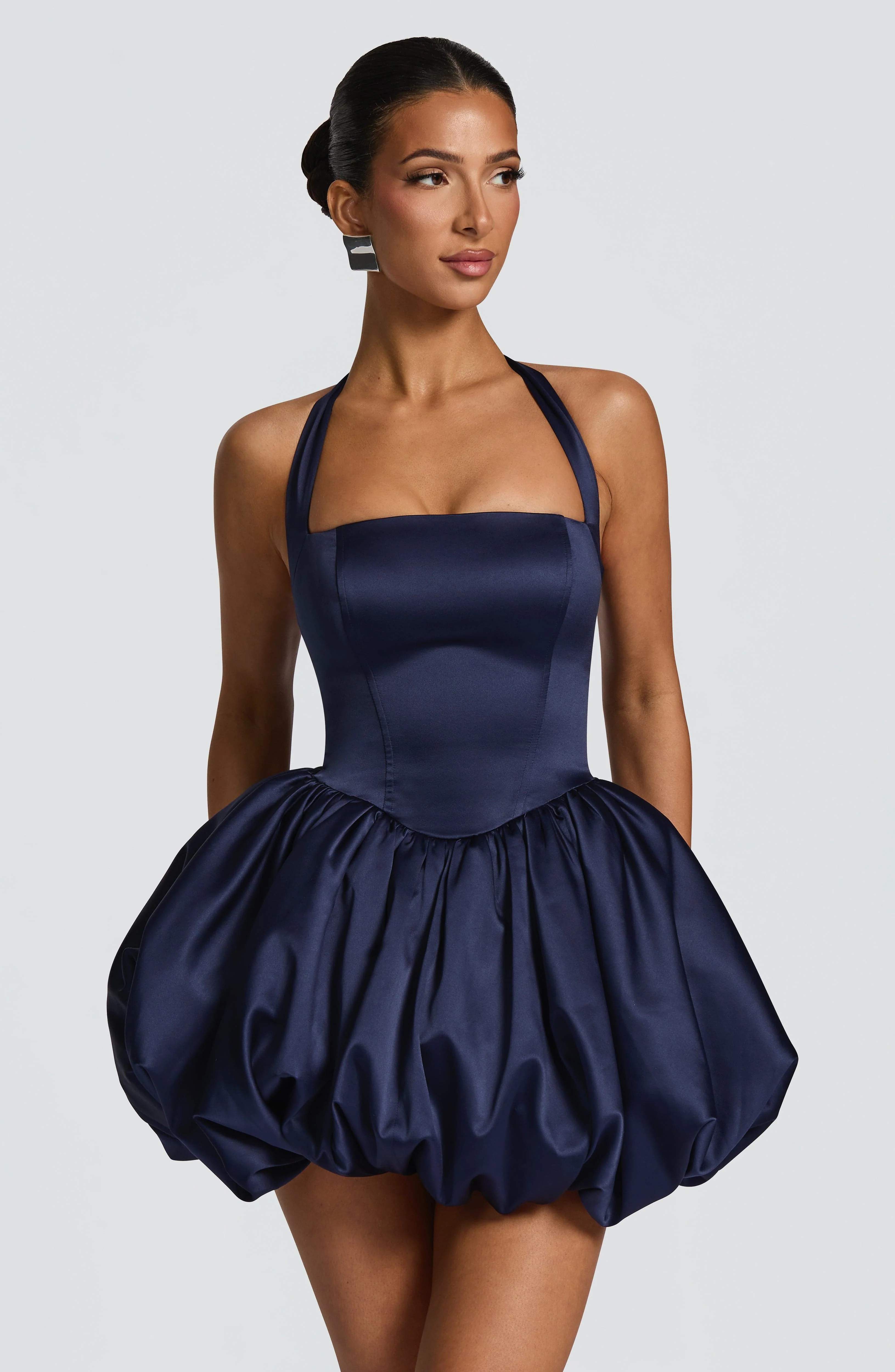 Prudence Mini Dress - Navy - Image 5