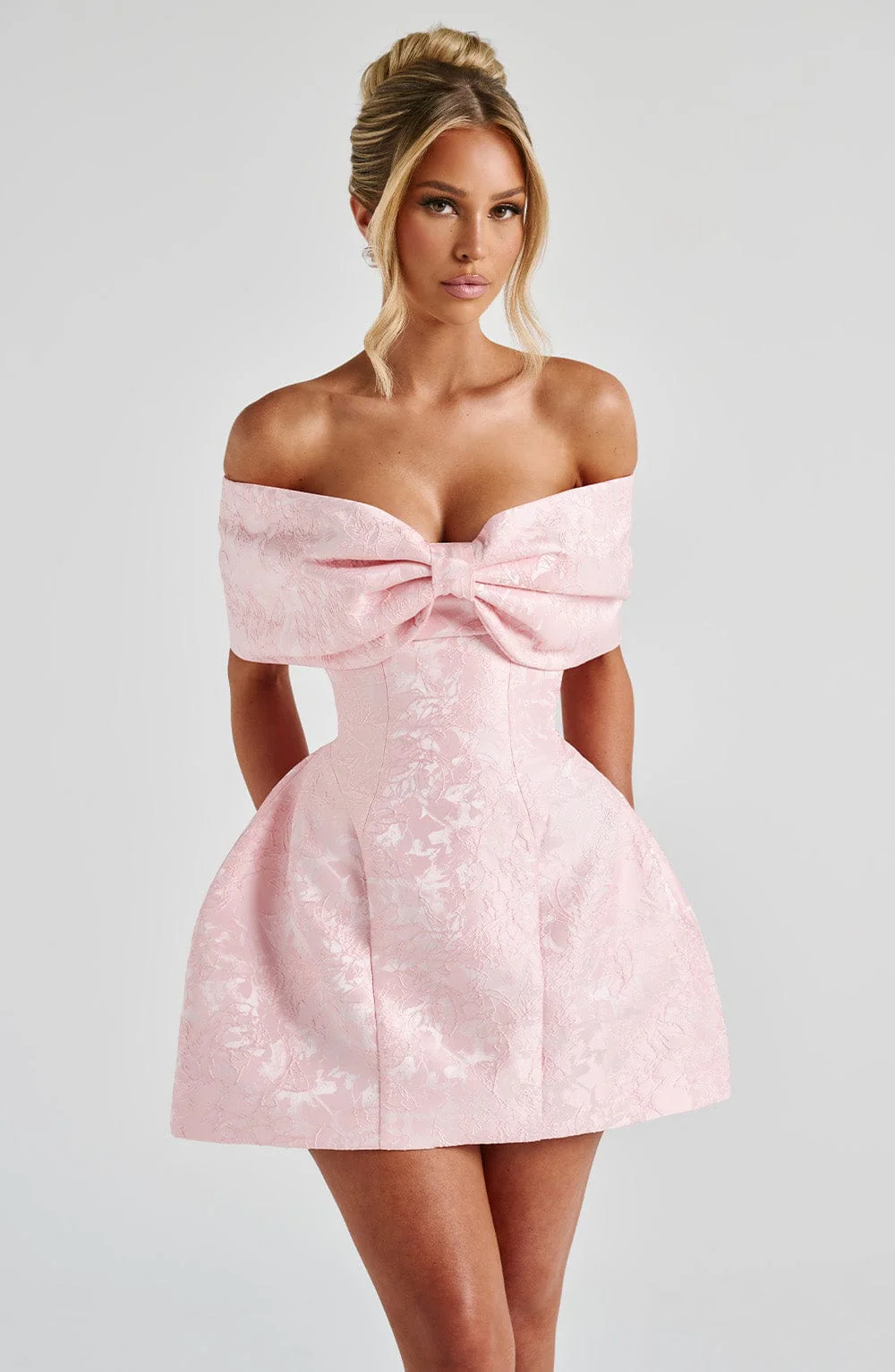Raquel Mini Dress - Blush - Image 7