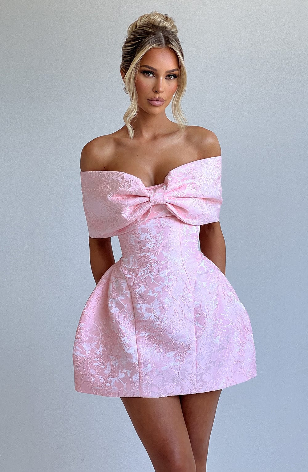 Raquel Mini Dress - Blush - Image 8