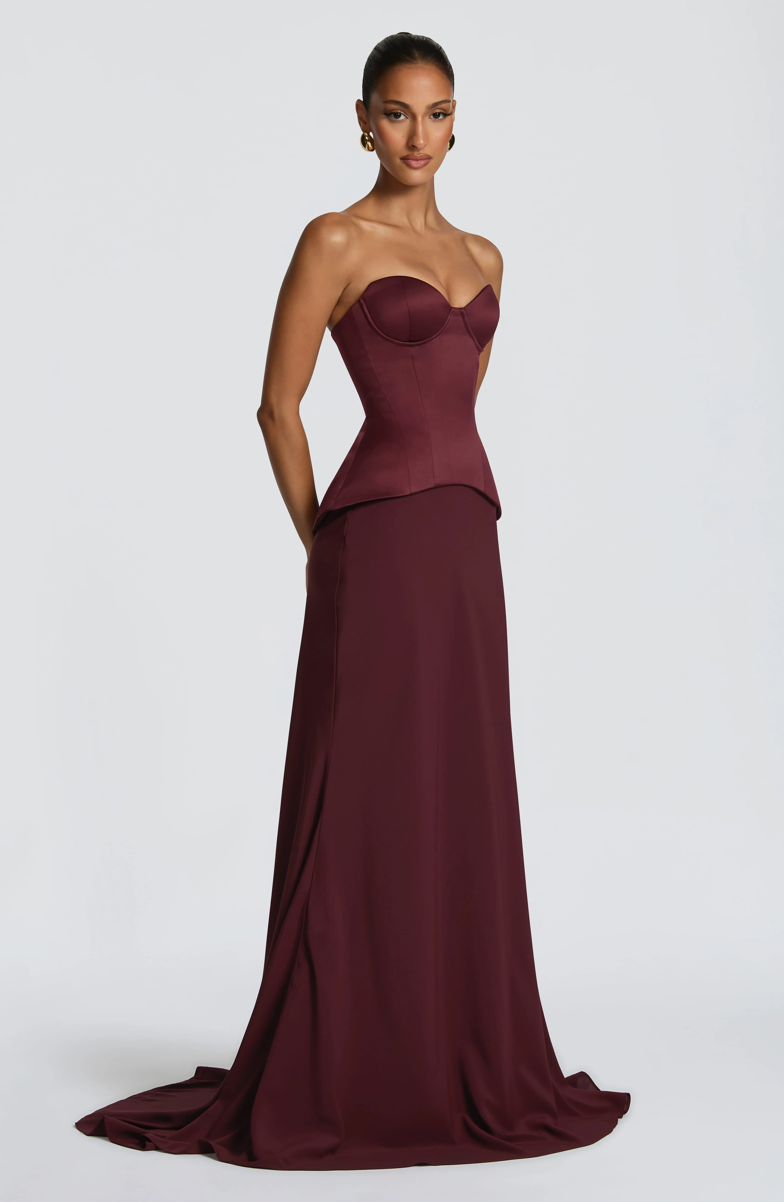 Ravenna Corset - Cherry Lacquer - Image 5