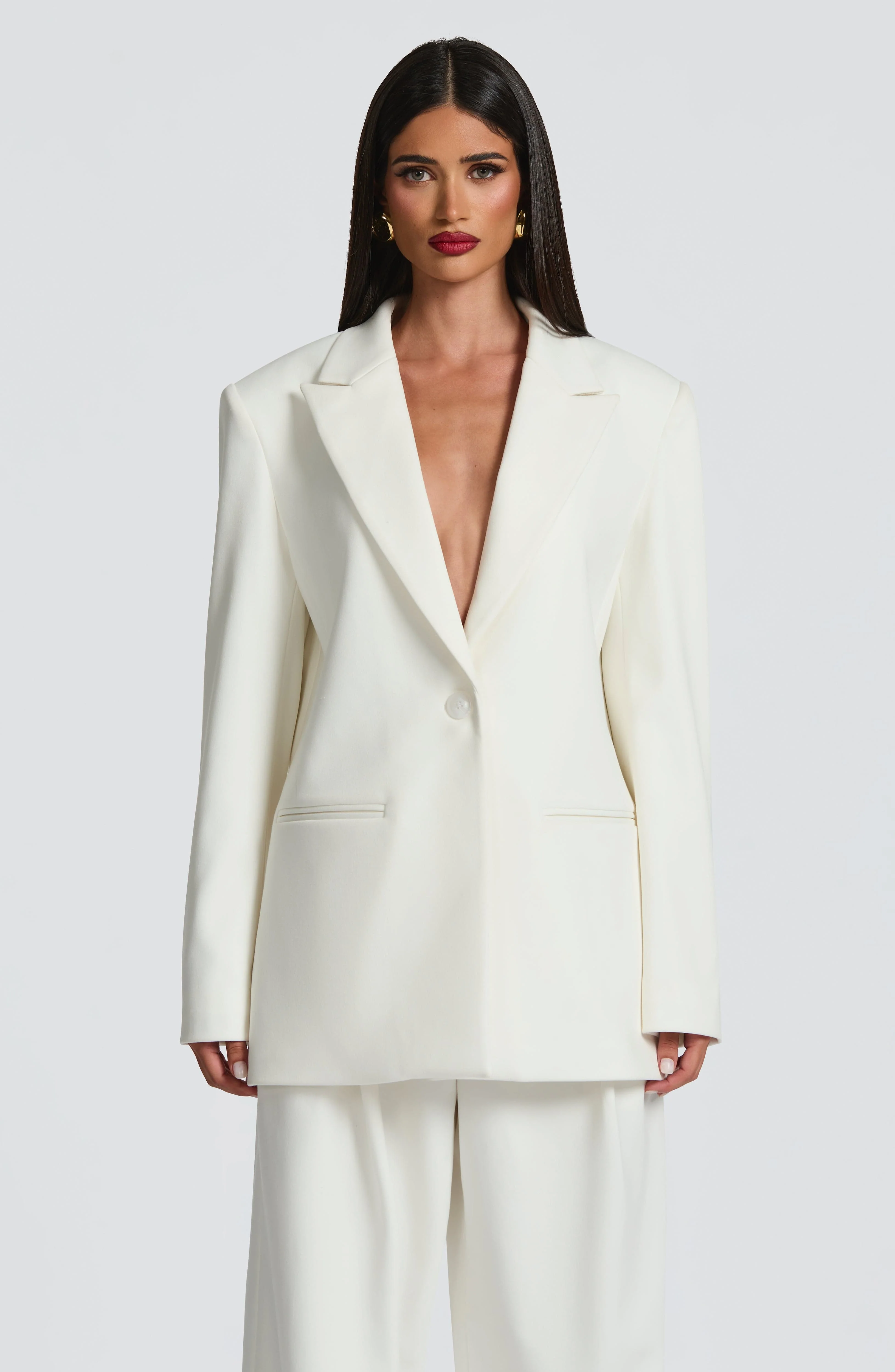 Reece Blazer - Ivory - Image 12