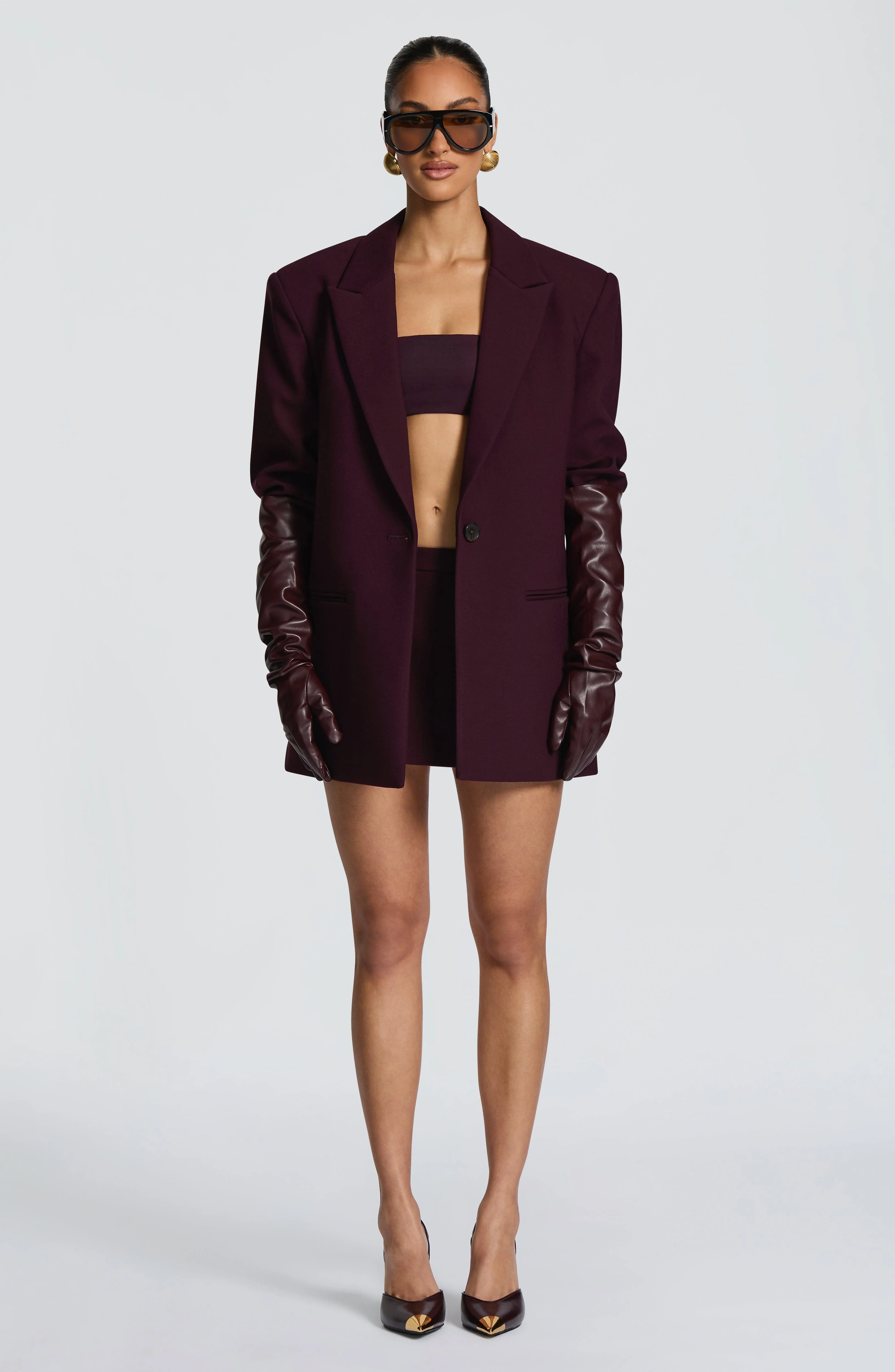 Reece Blazer - Plum - Image 18
