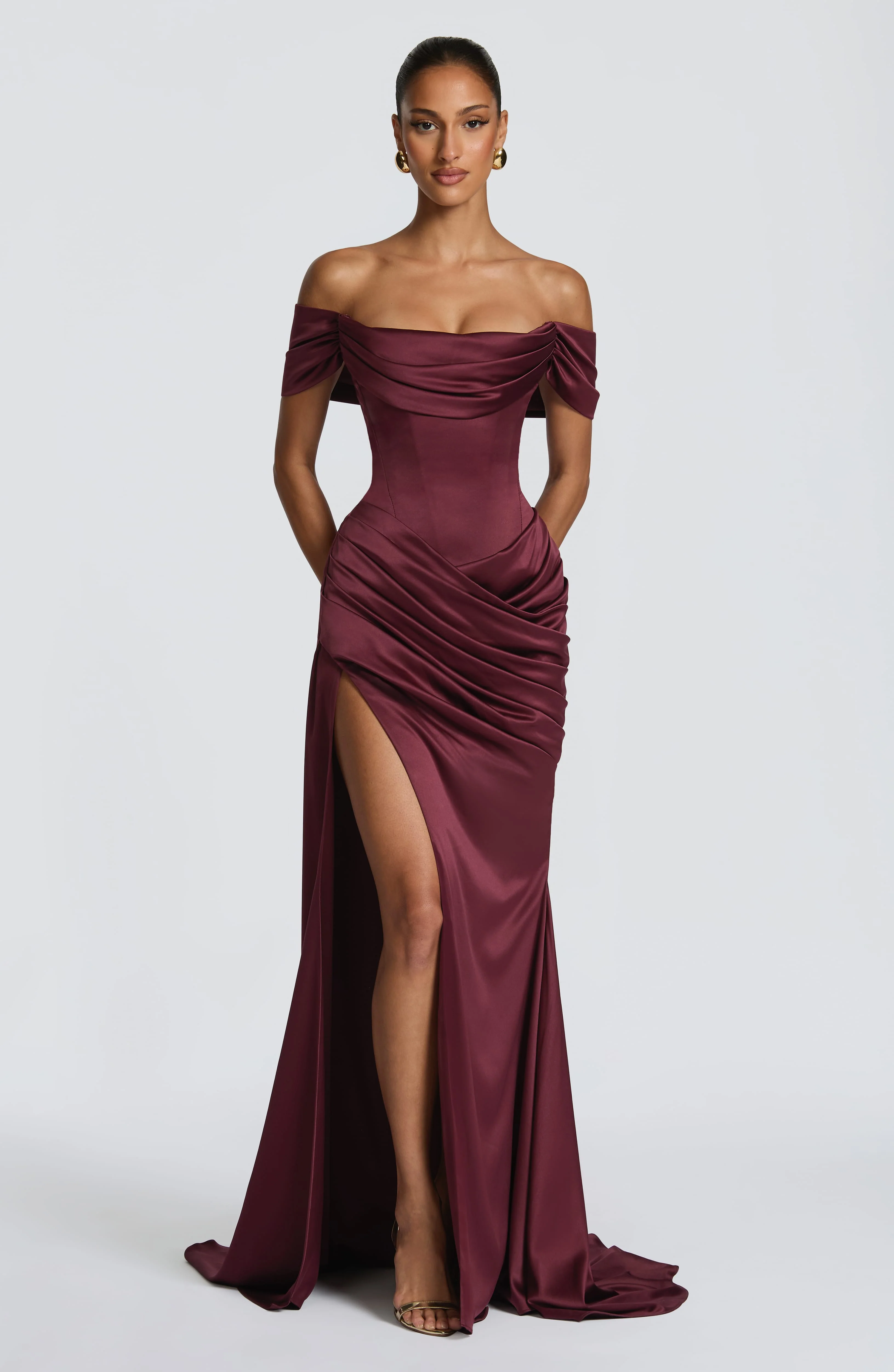 Riona Gown - Cherry Lacquer - Image 4