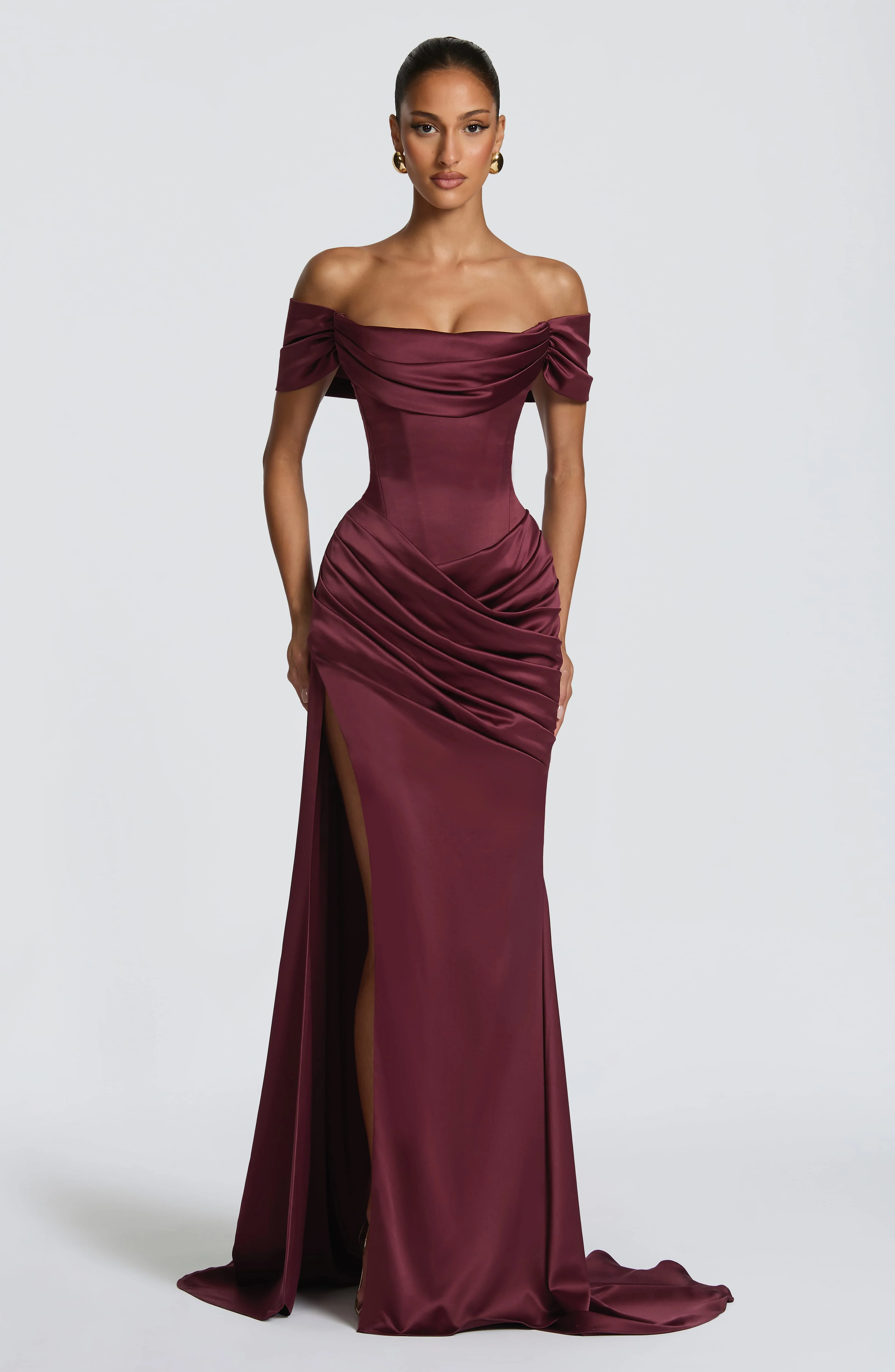 Riona Gown - Cherry Lacquer - Image 6
