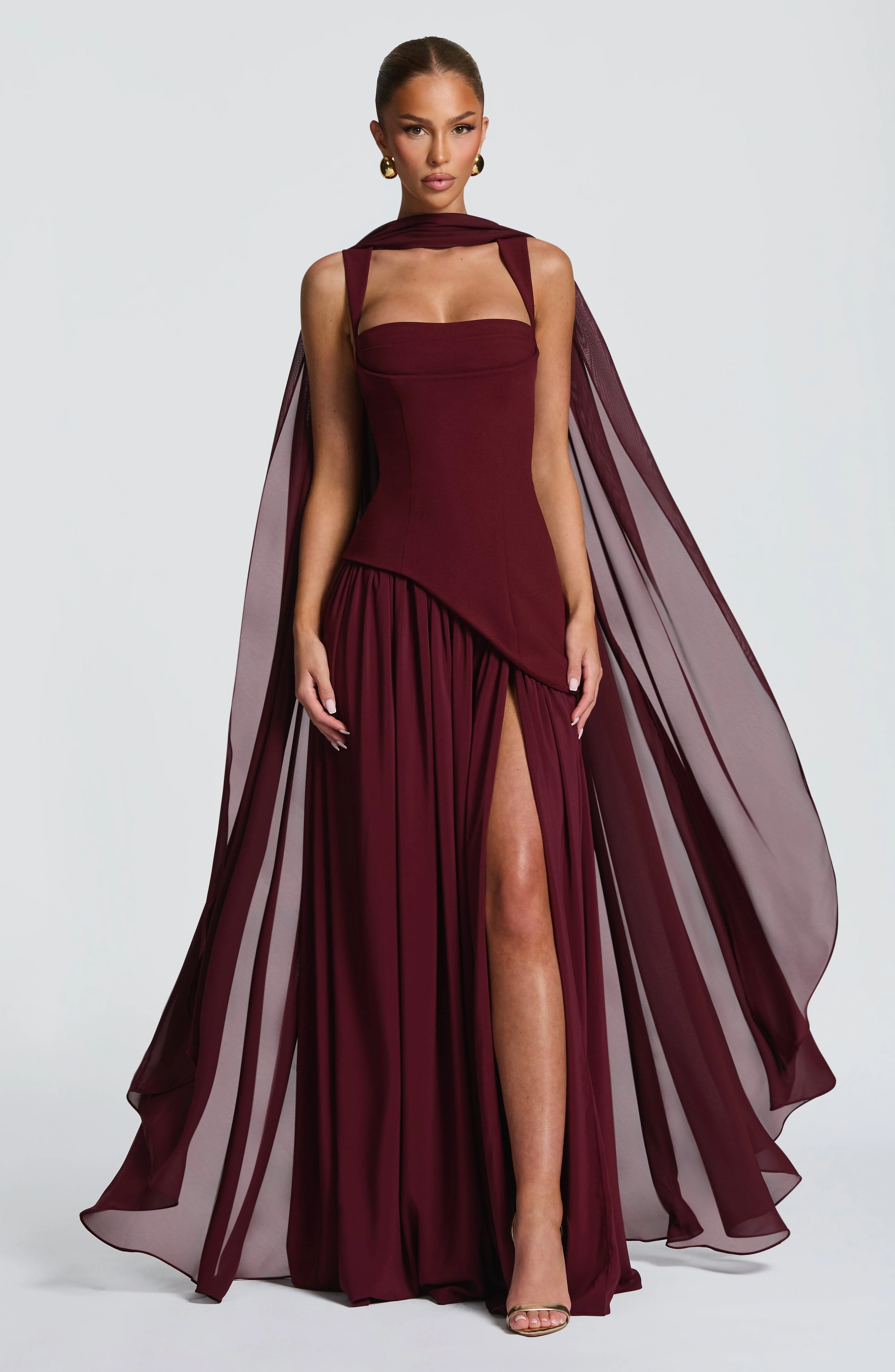 Romy Cape - Cherry Lacquer - Image 3