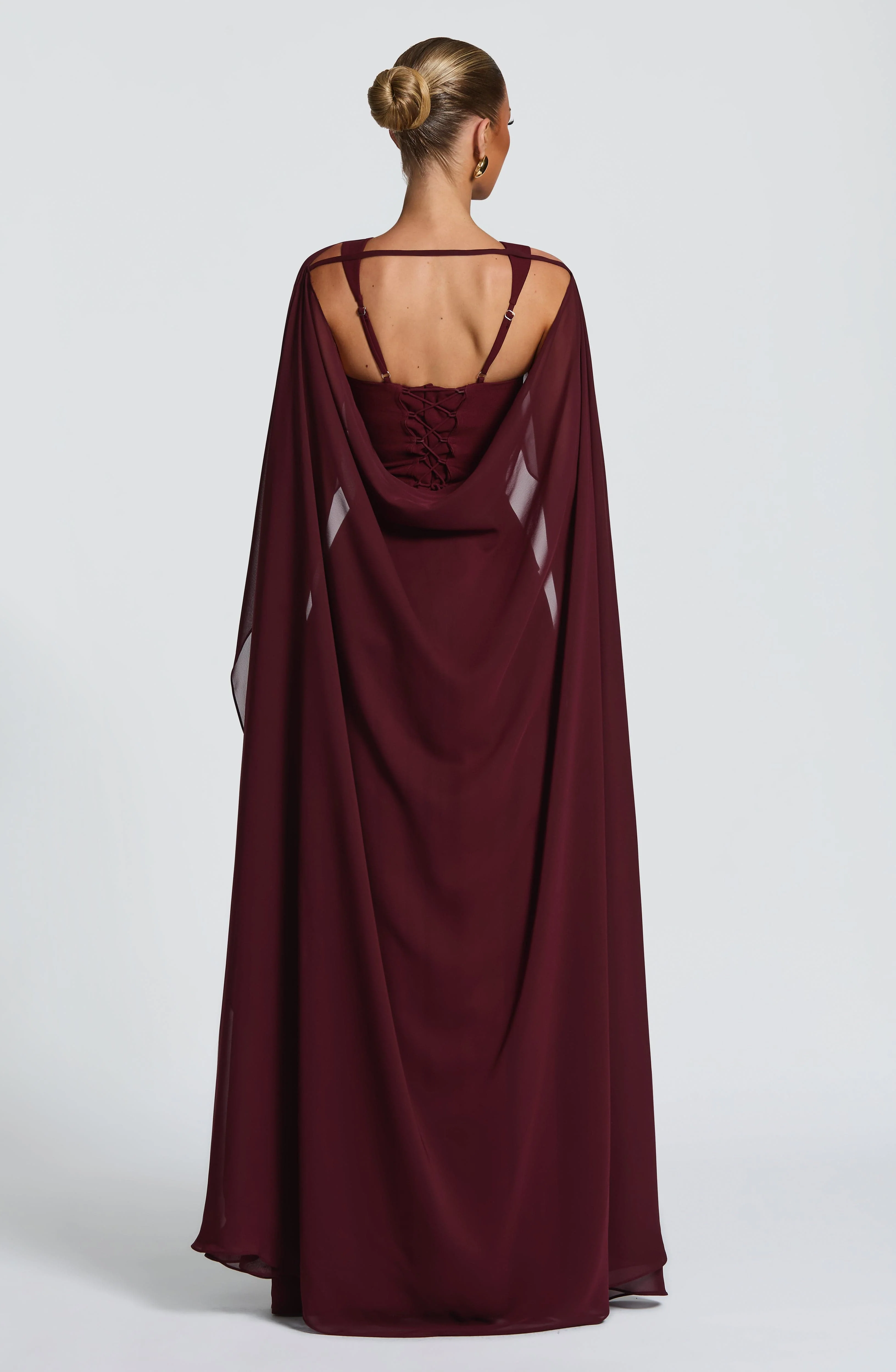 Romy Cape - Cherry Lacquer - Image 6