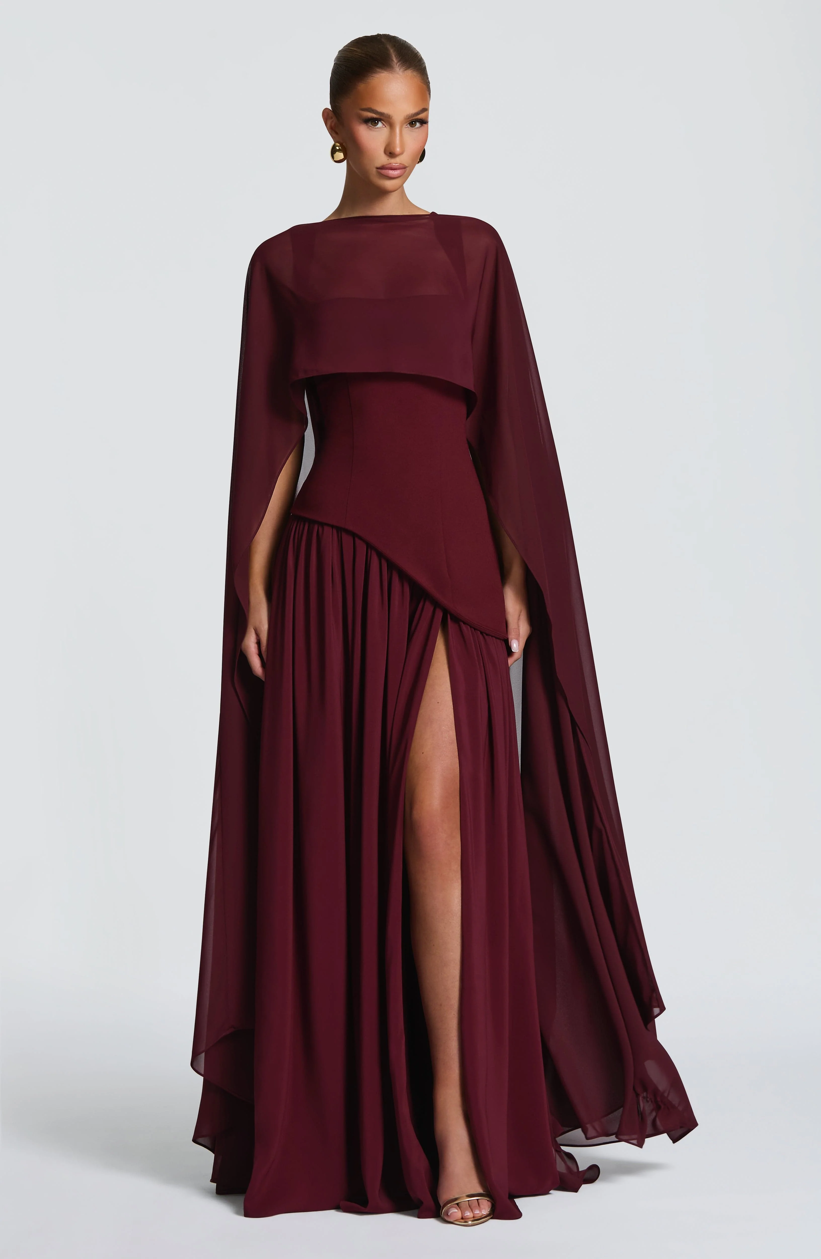 Romy Cape - Cherry Lacquer - Image 9