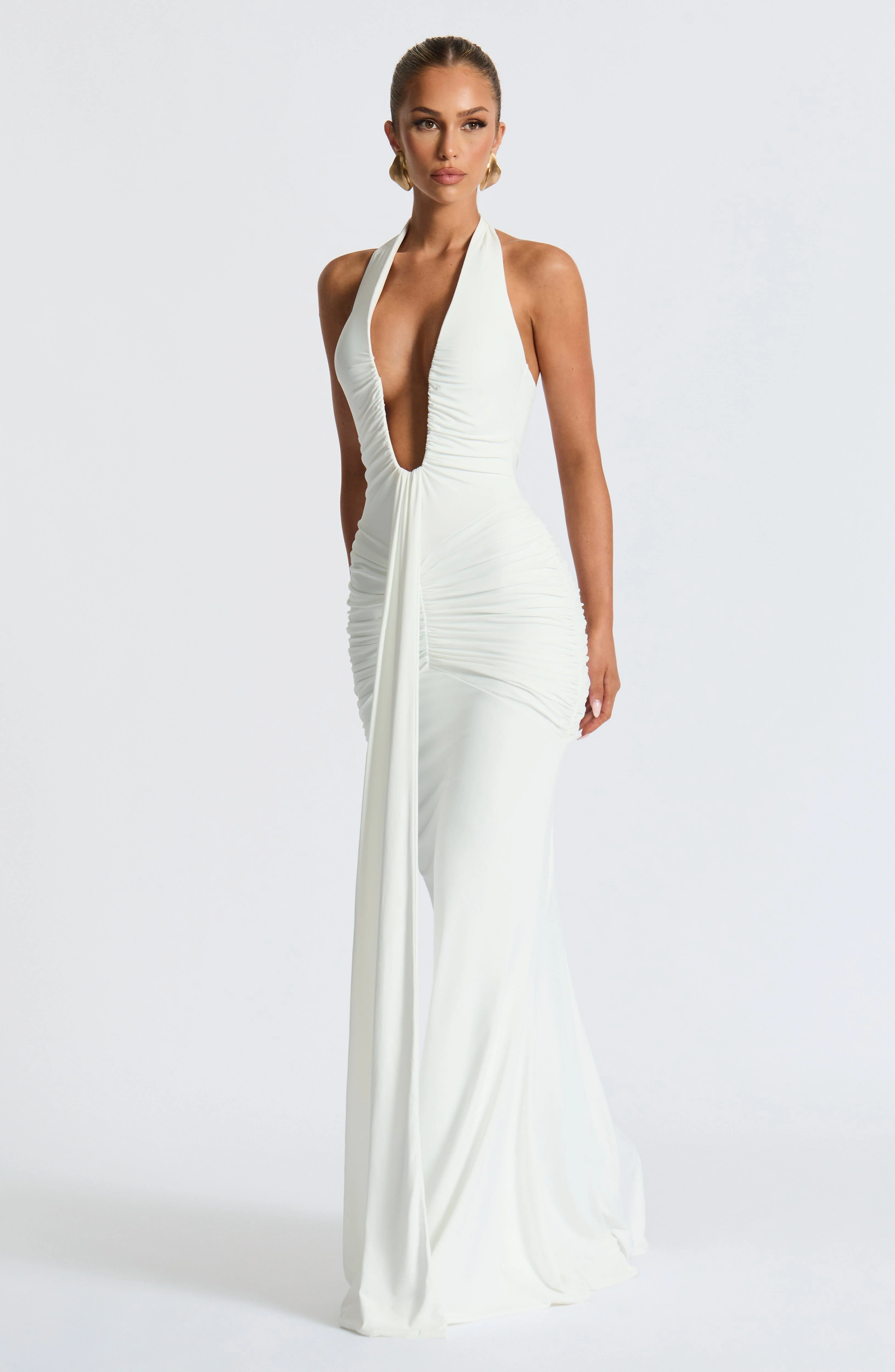 Rosetta Maxi Dress - White - Image 5