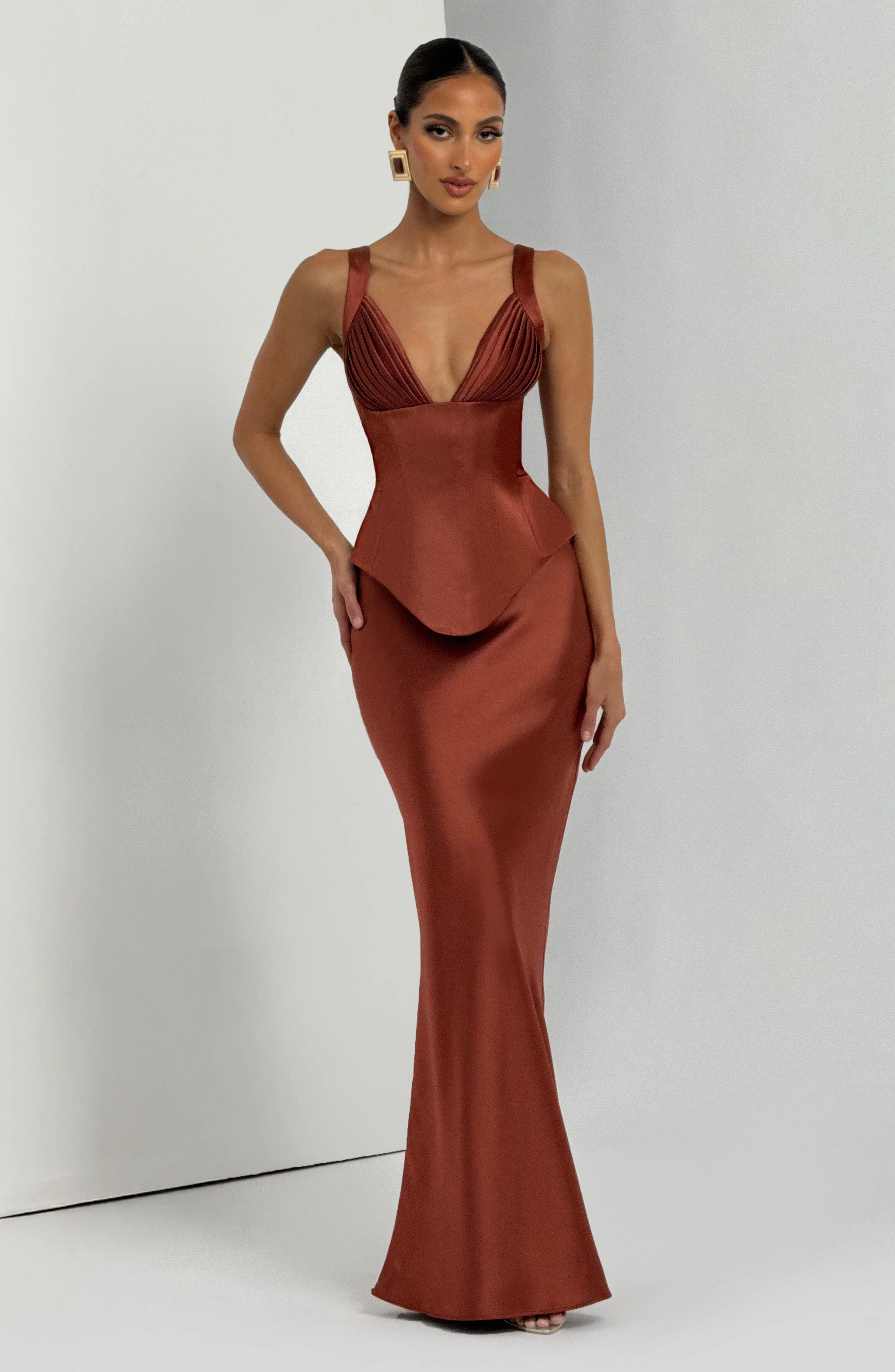 Rowan Corset - Rust - Image 7