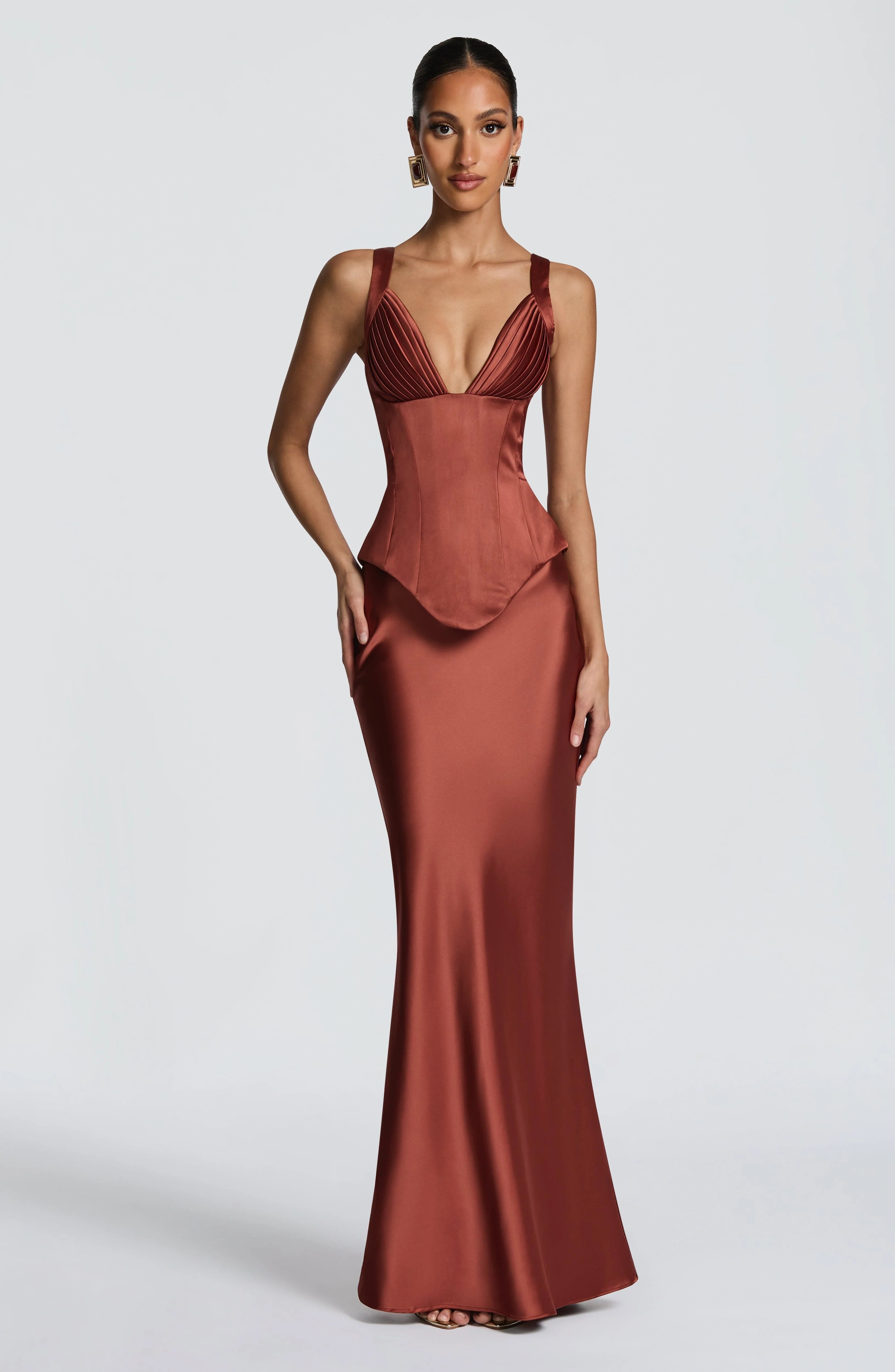 Rowan Corset - Rust - Image 9