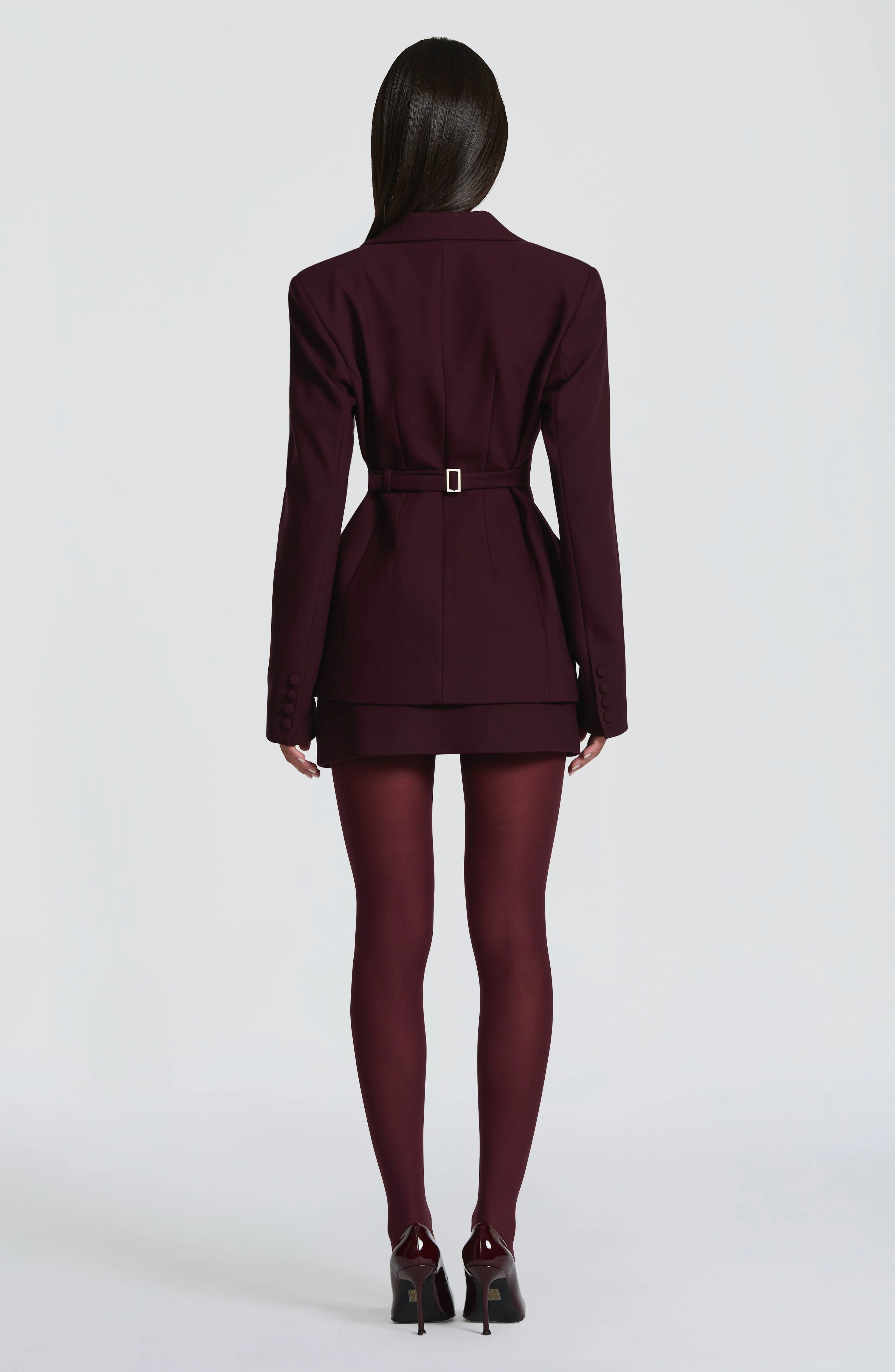 Rowena Blazer - Plum - Image 3