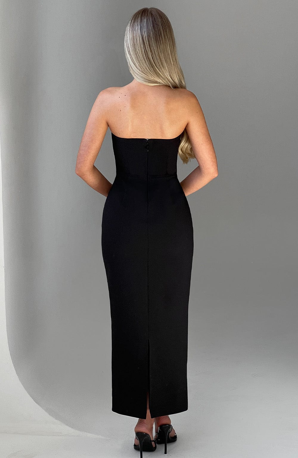 Roxanne Midaxi Dress - Black - Image 3