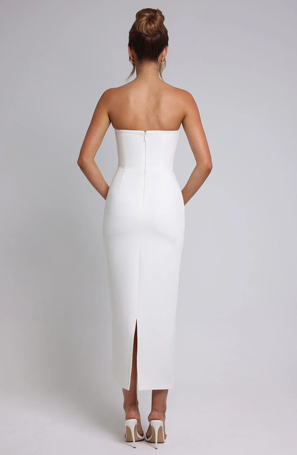 Roxanne Midaxi Dress - Ivory - Image 11