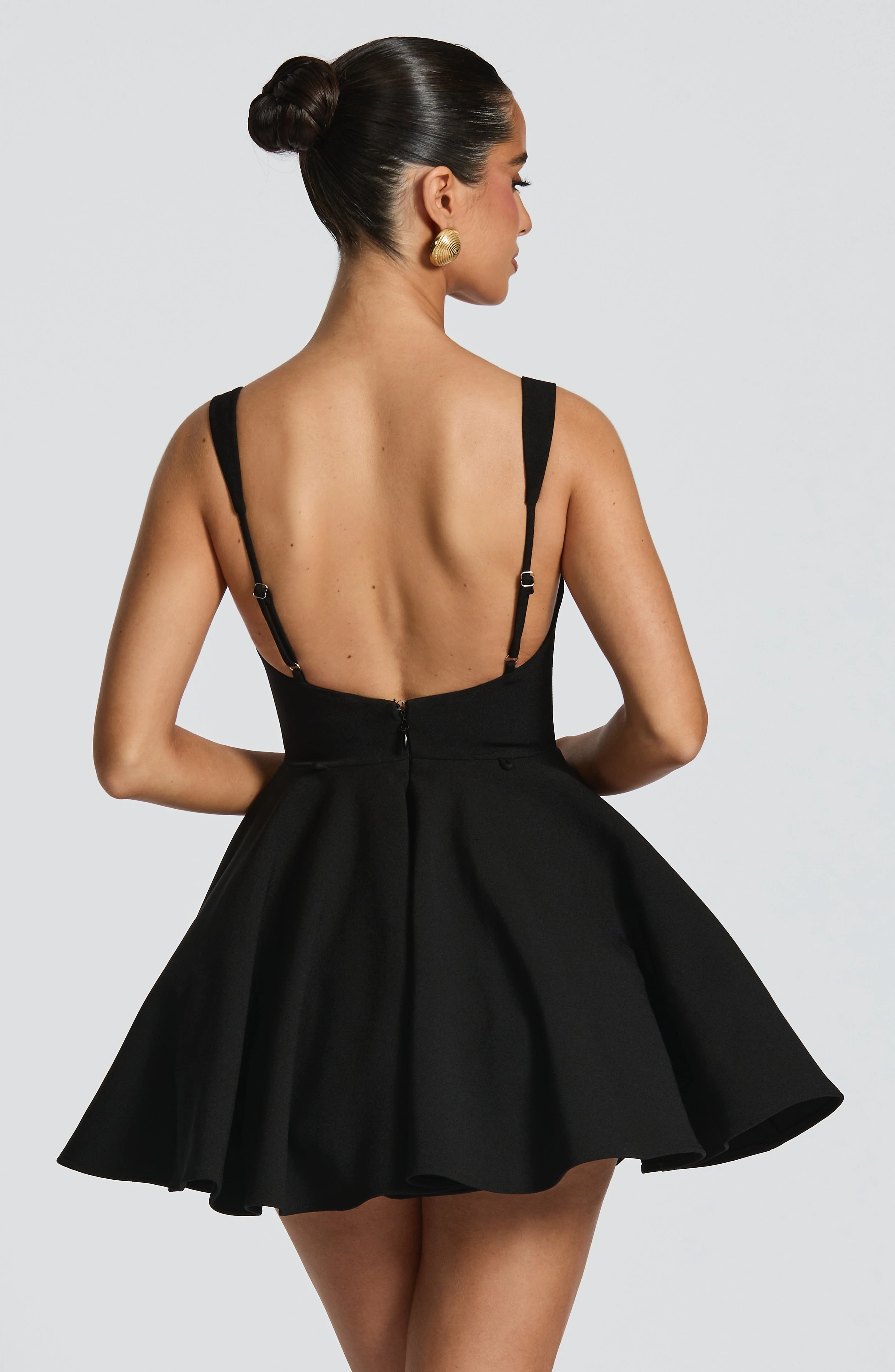 Rue Mini Dress - Black - Image 4