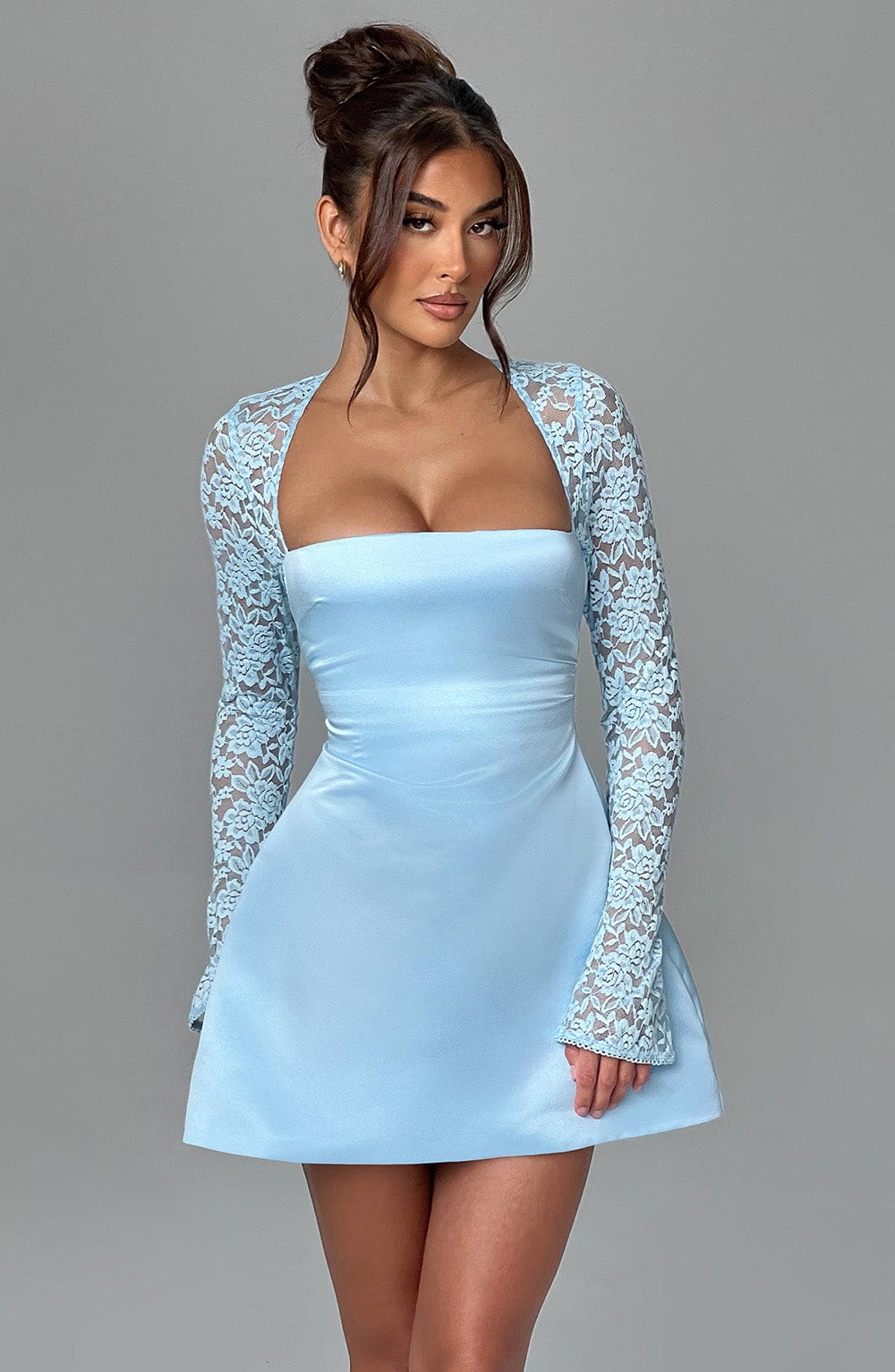 Sadie Mini Dress - Blue - Image 6