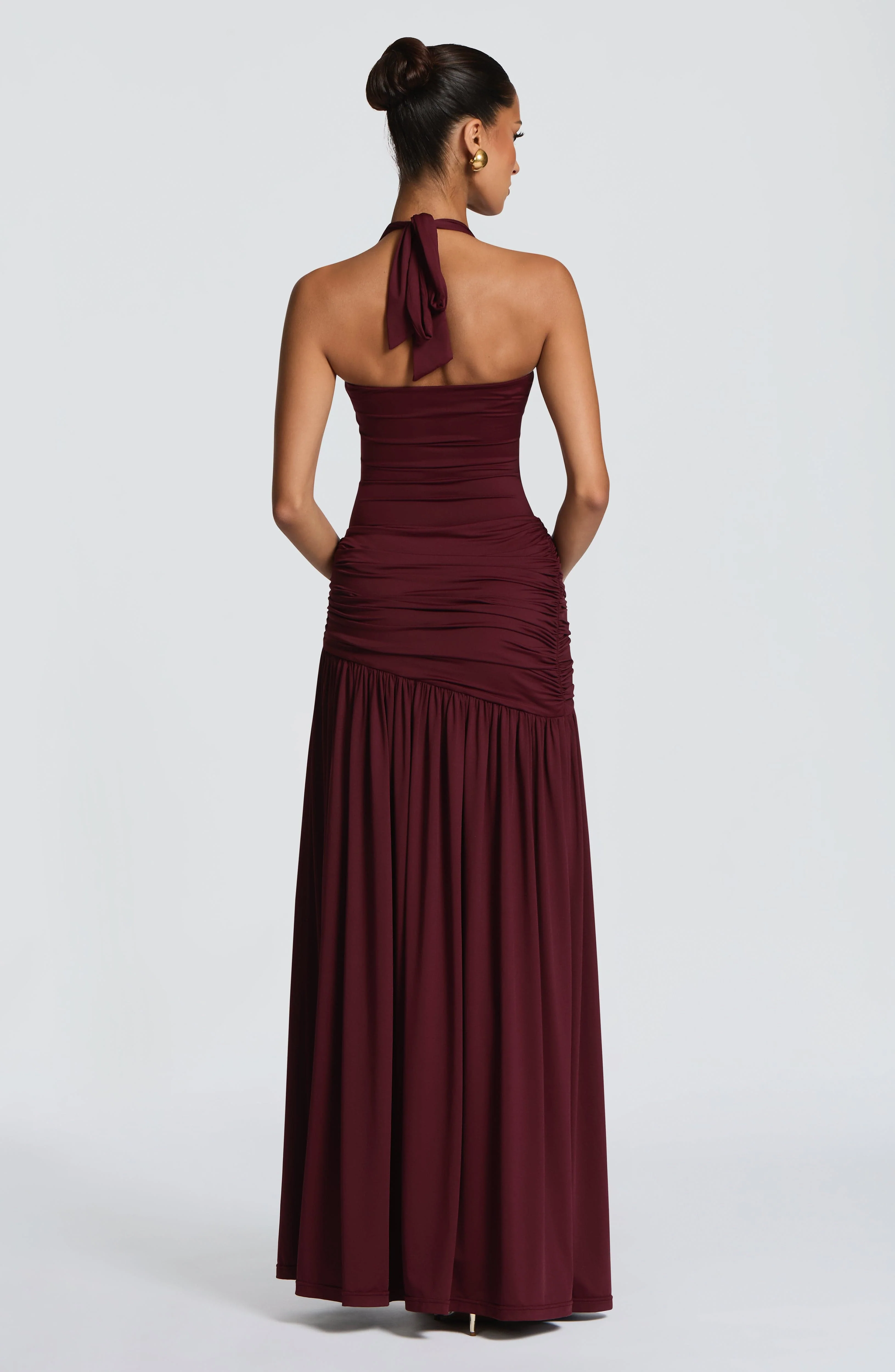 Saira Maxi Skirt - Cherry Lacquer - Image 3