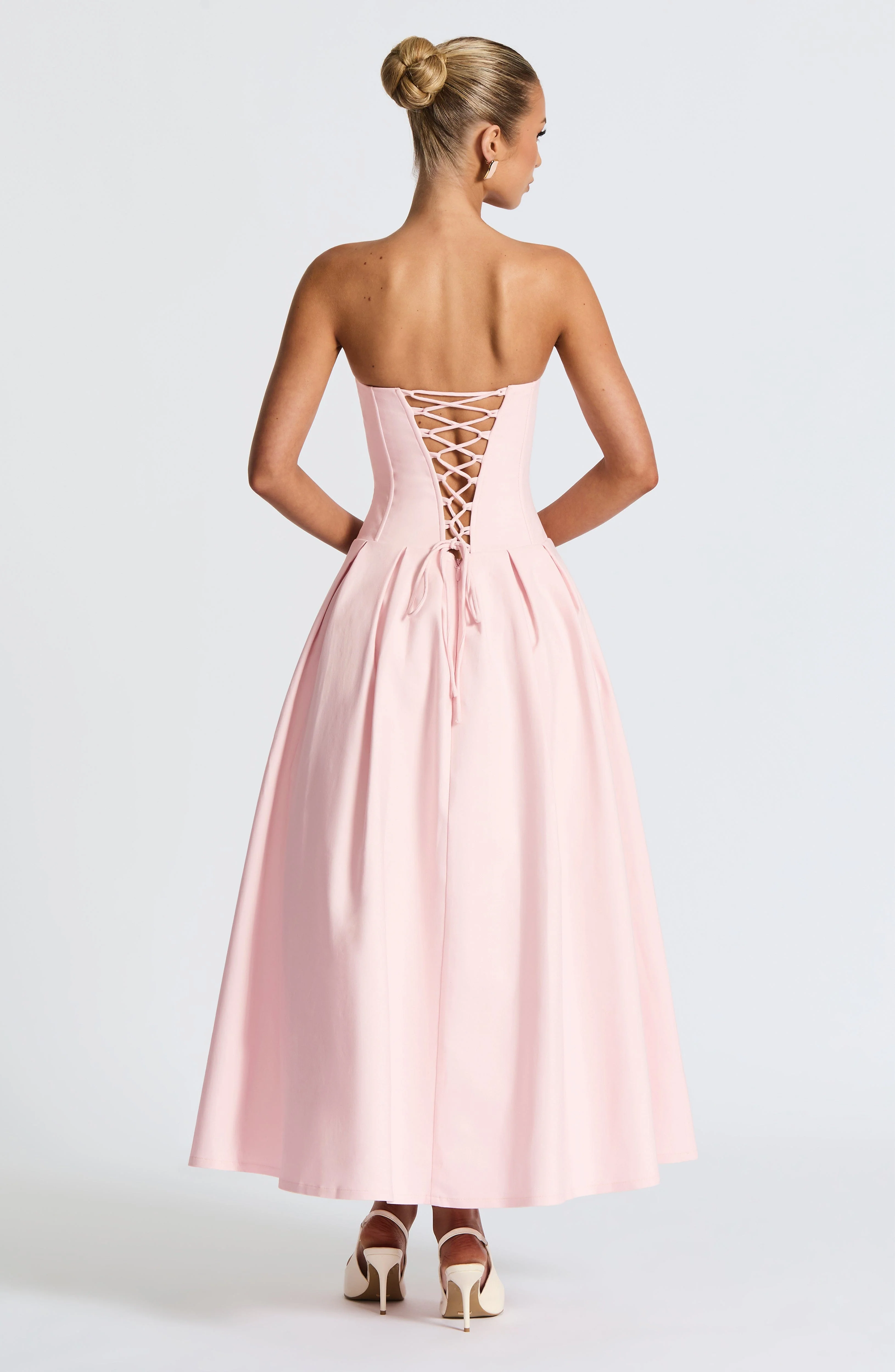 Salma Midi Dress - Blush - Image 4