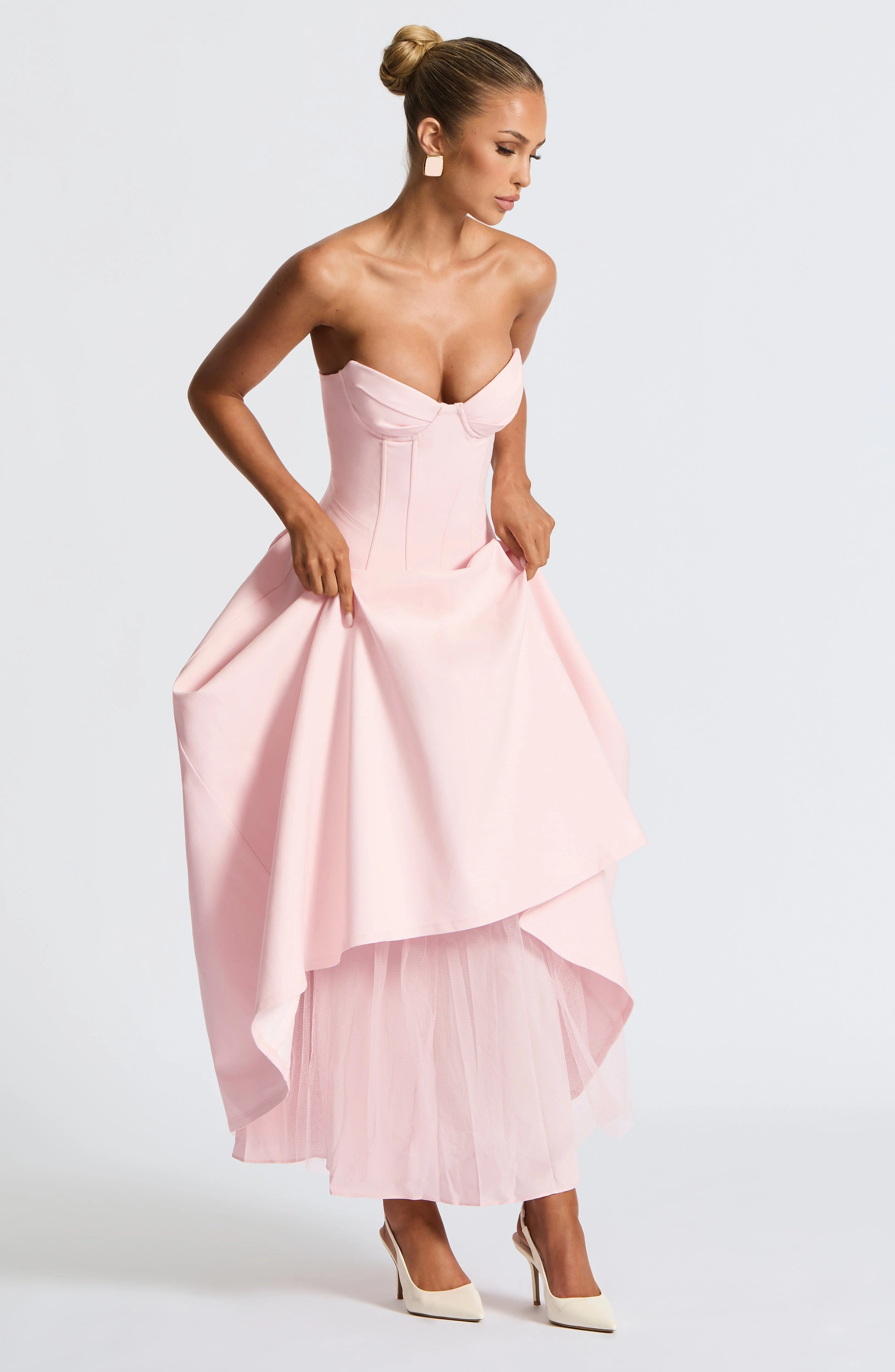 Salma Midi Dress - Blush - Image 6