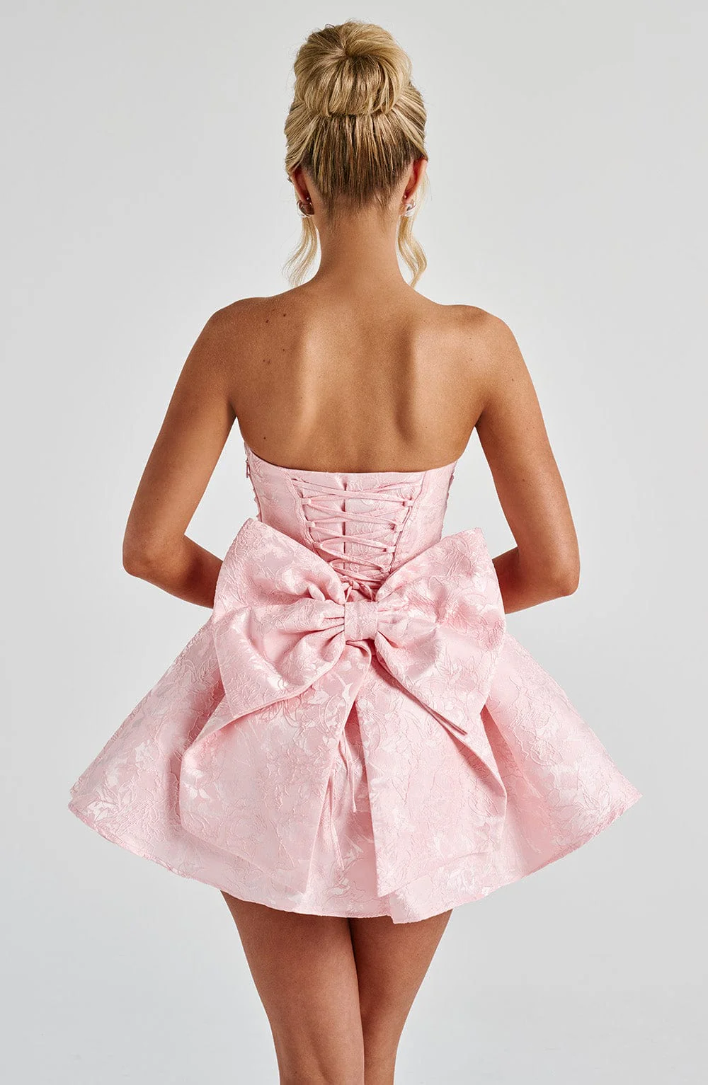 Salome Mini Dress - Blush - Image 3