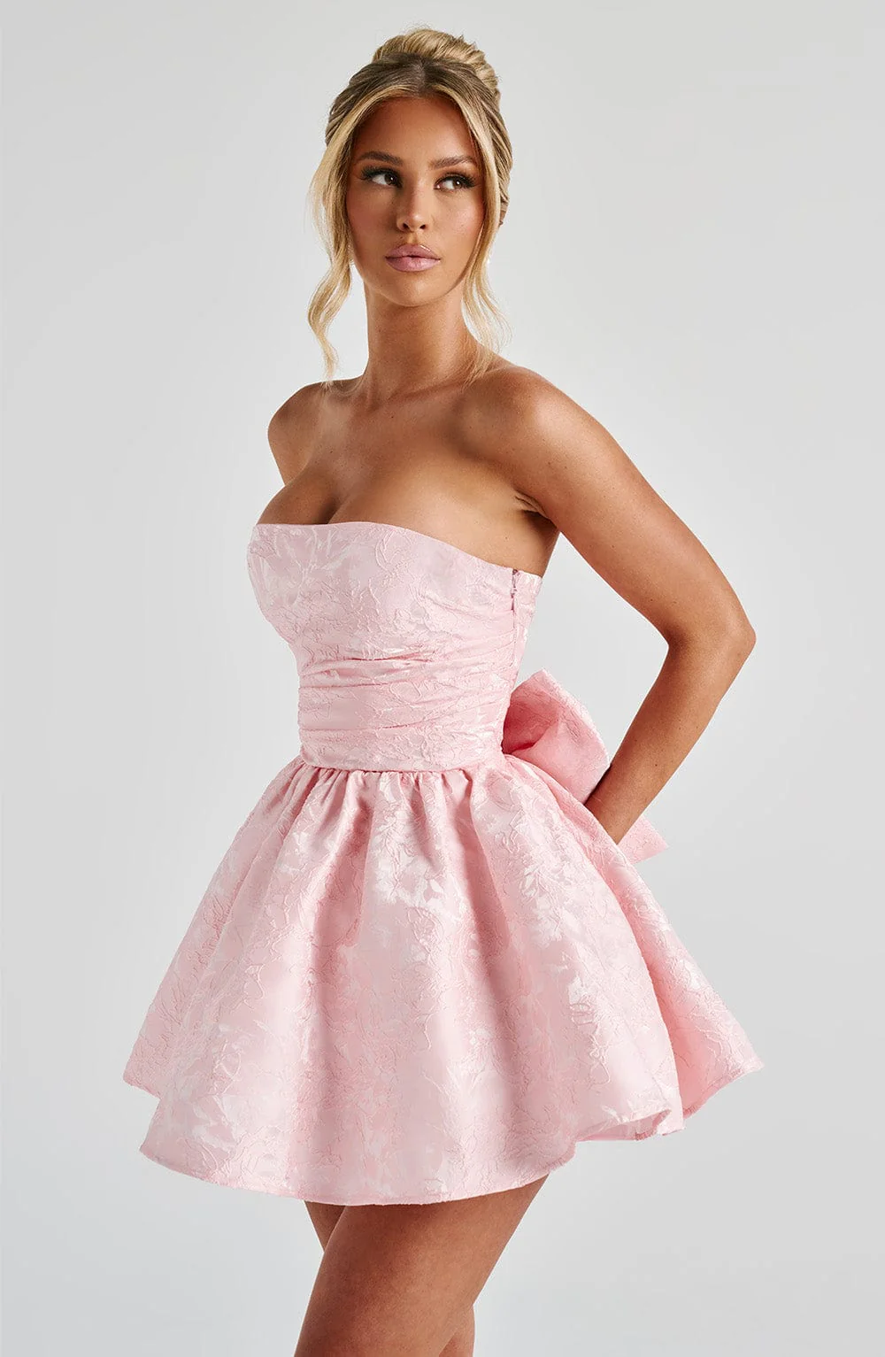 Salome Mini Dress - Blush - Image 5