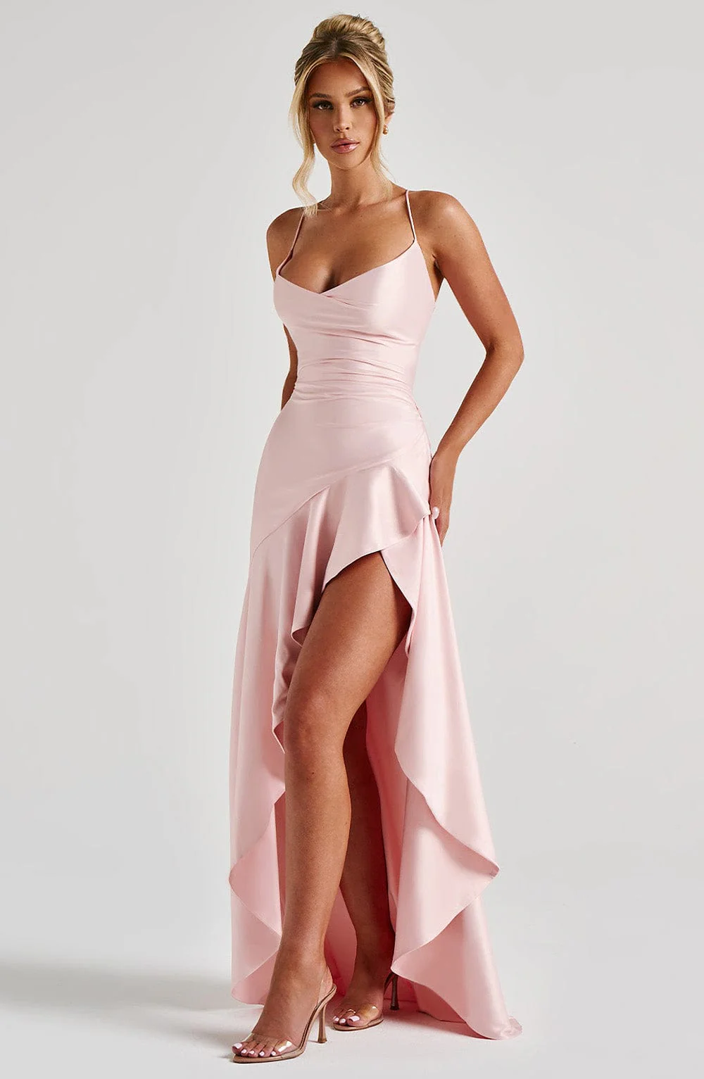 Samira Maxi Dress - Blush - Image 9