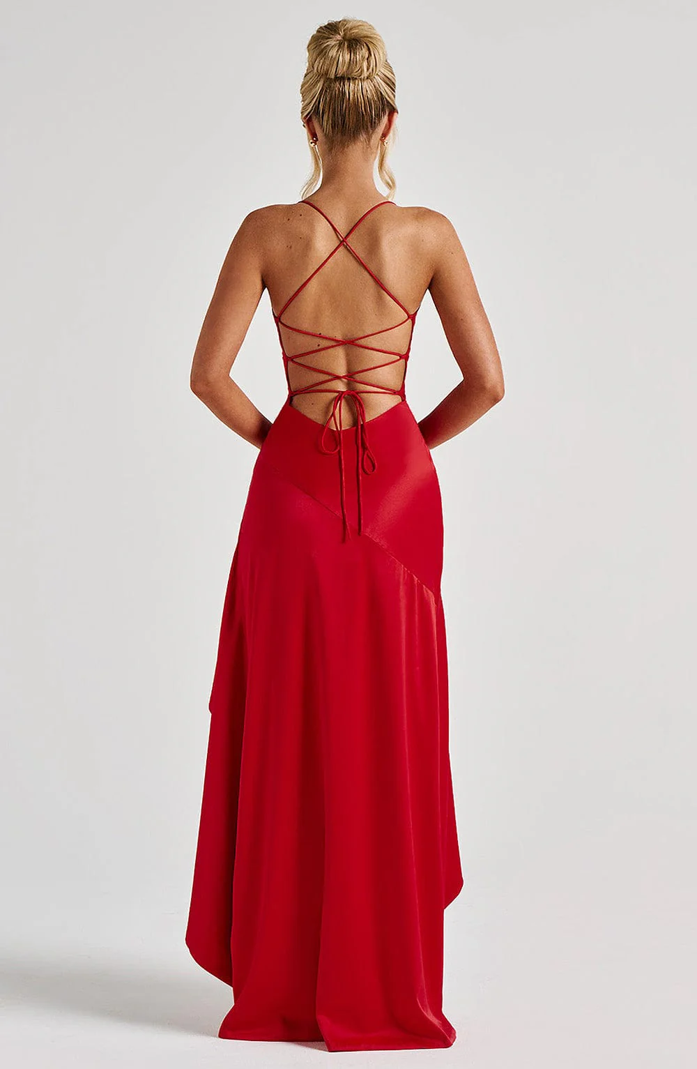 Samira Maxi Dress - Red - Image 3