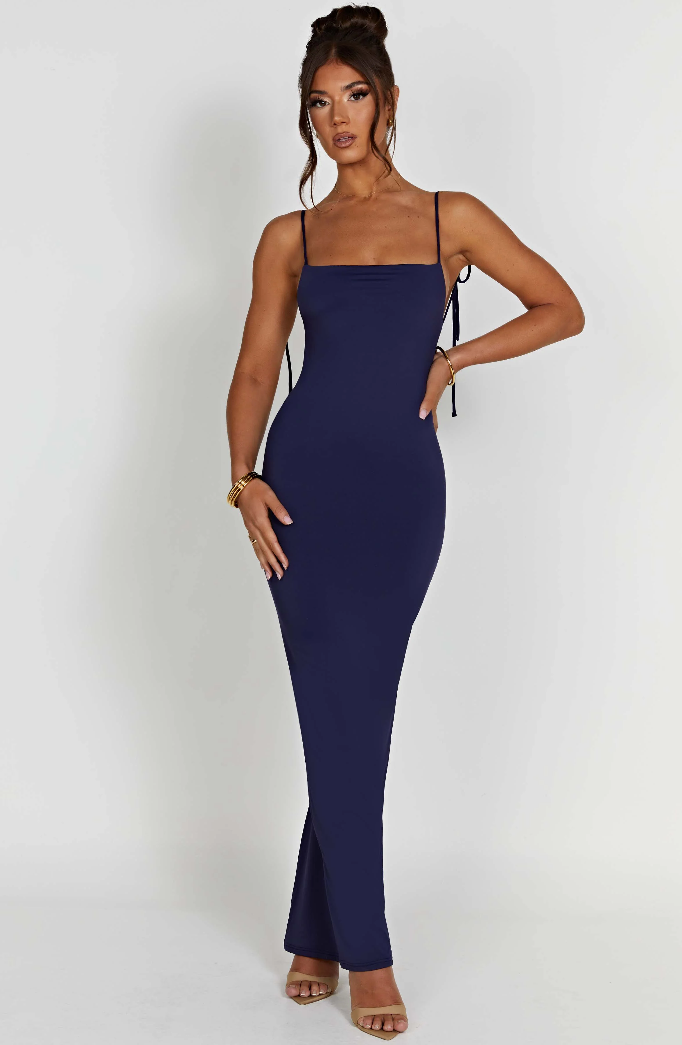 Sanya Maxi Dress - Navy - Image 13