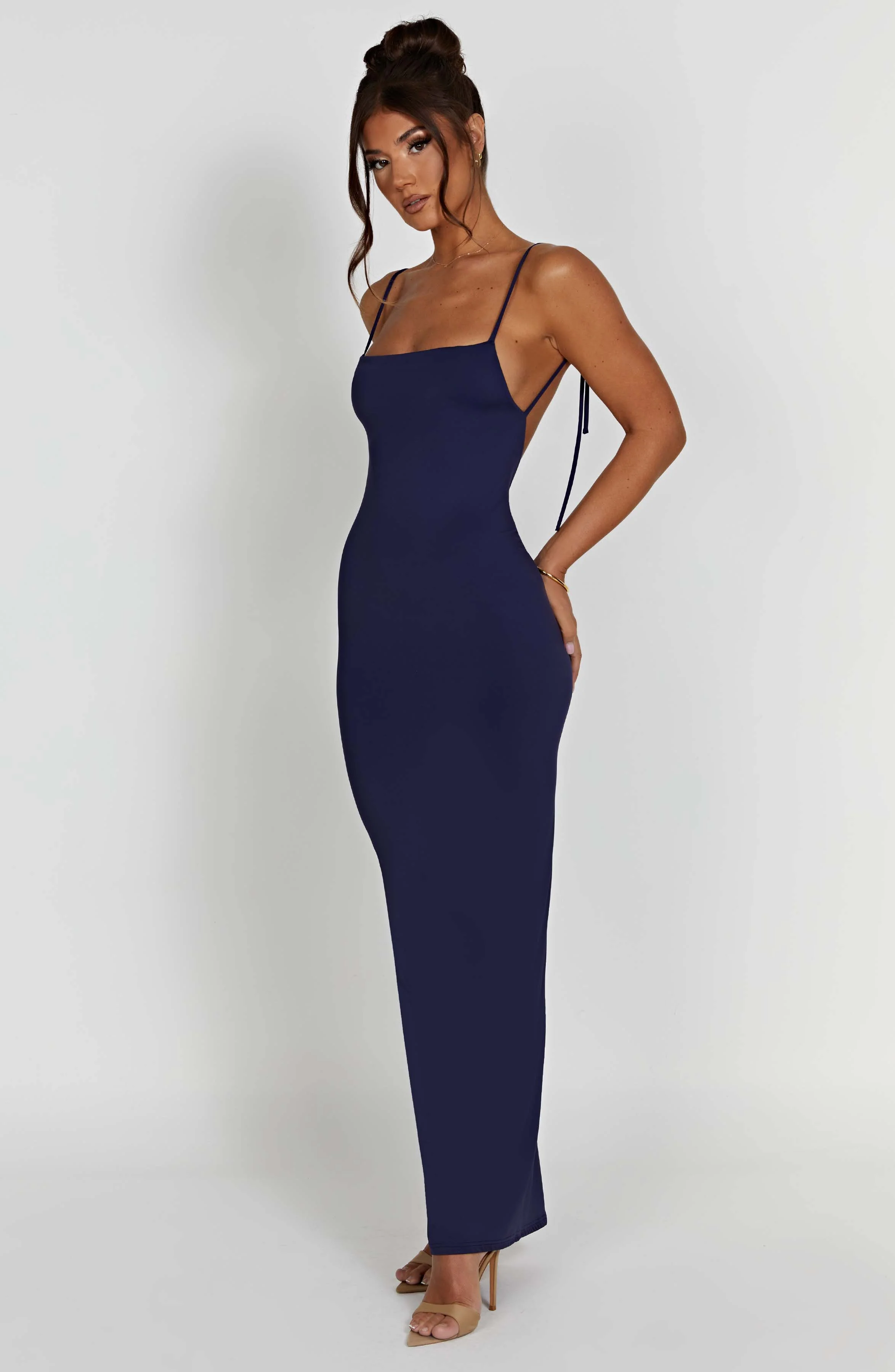 Sanya Maxi Dress - Navy - Image 8