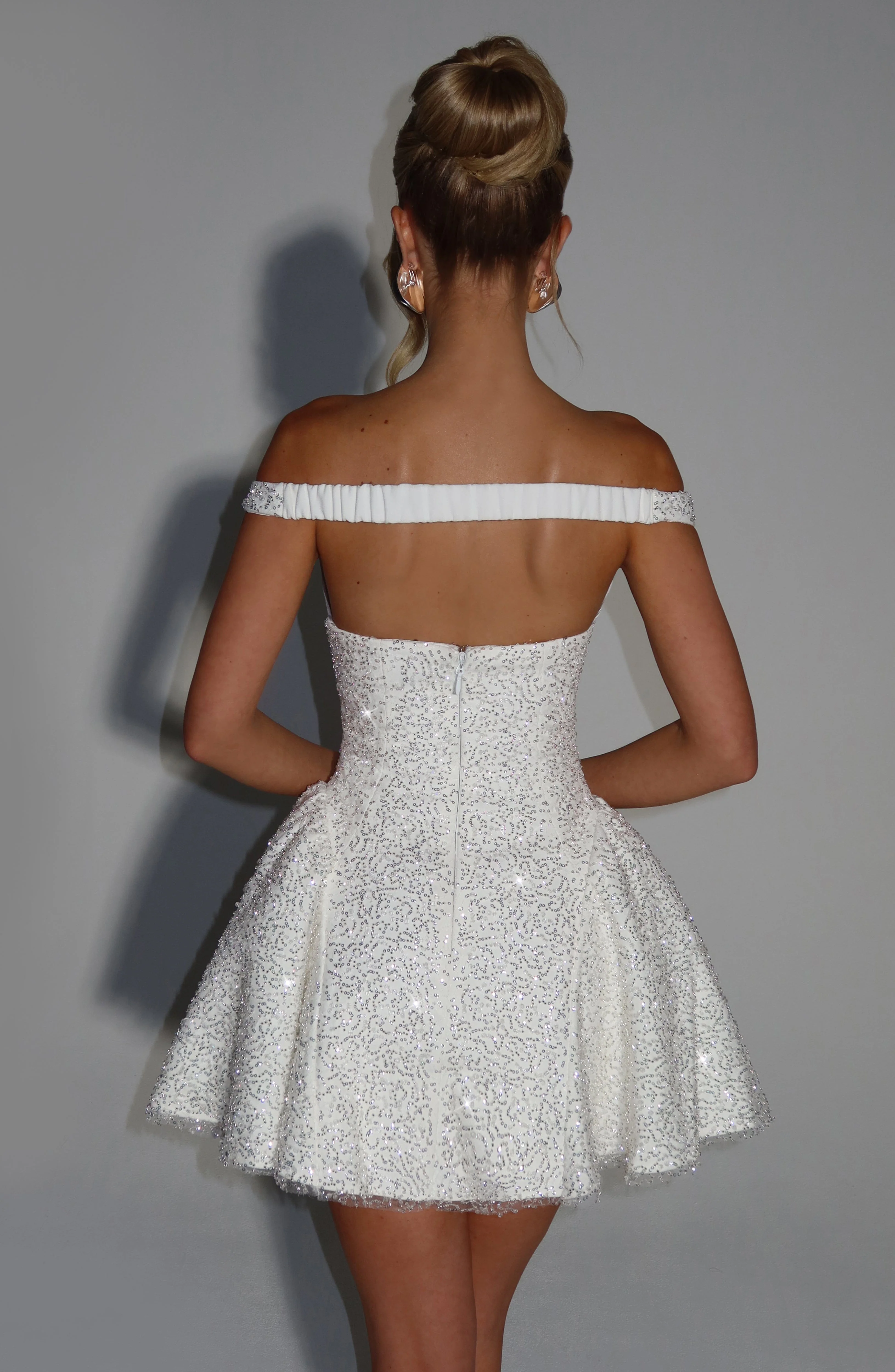 Sapphire Mini Dress - Ivory - Image 2