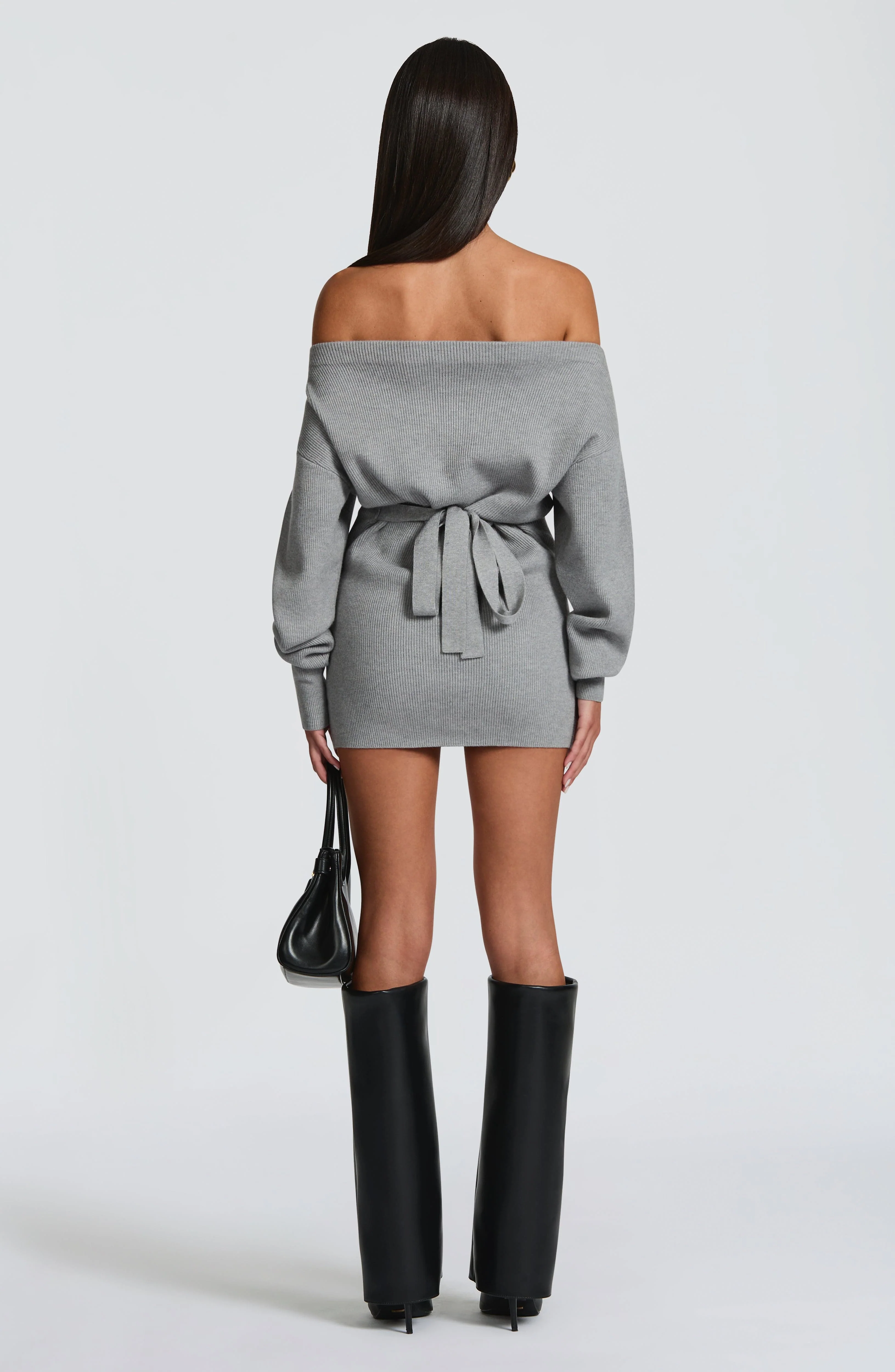 Sawyer Mini Dress - Light Grey - Image 3
