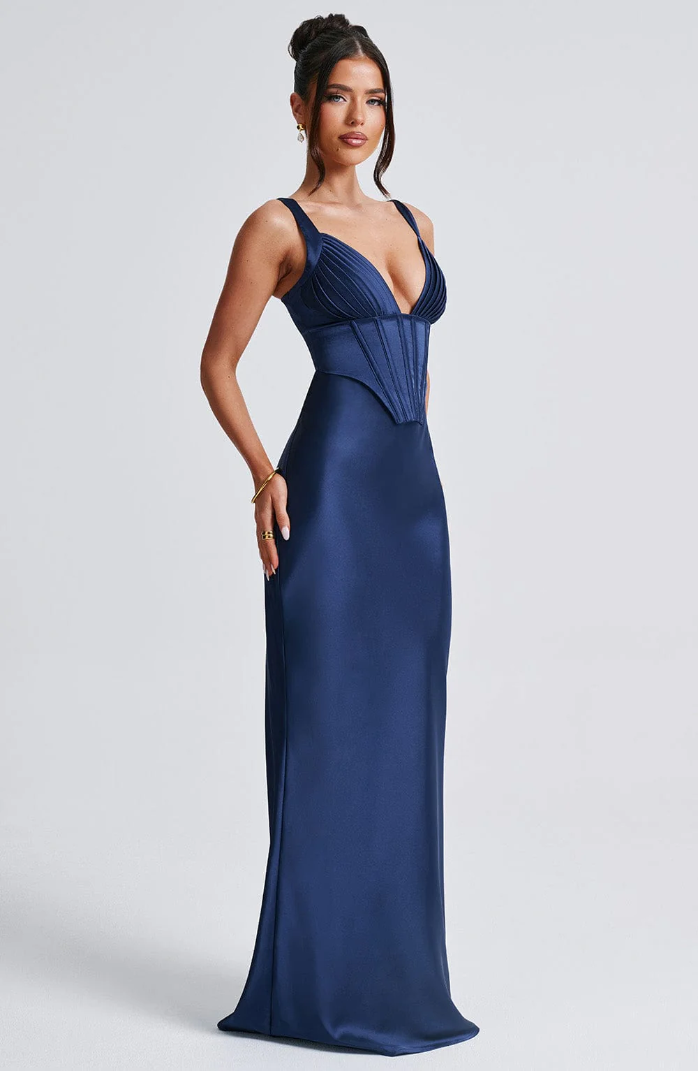 Shae Maxi Dress - Navy - Image 5
