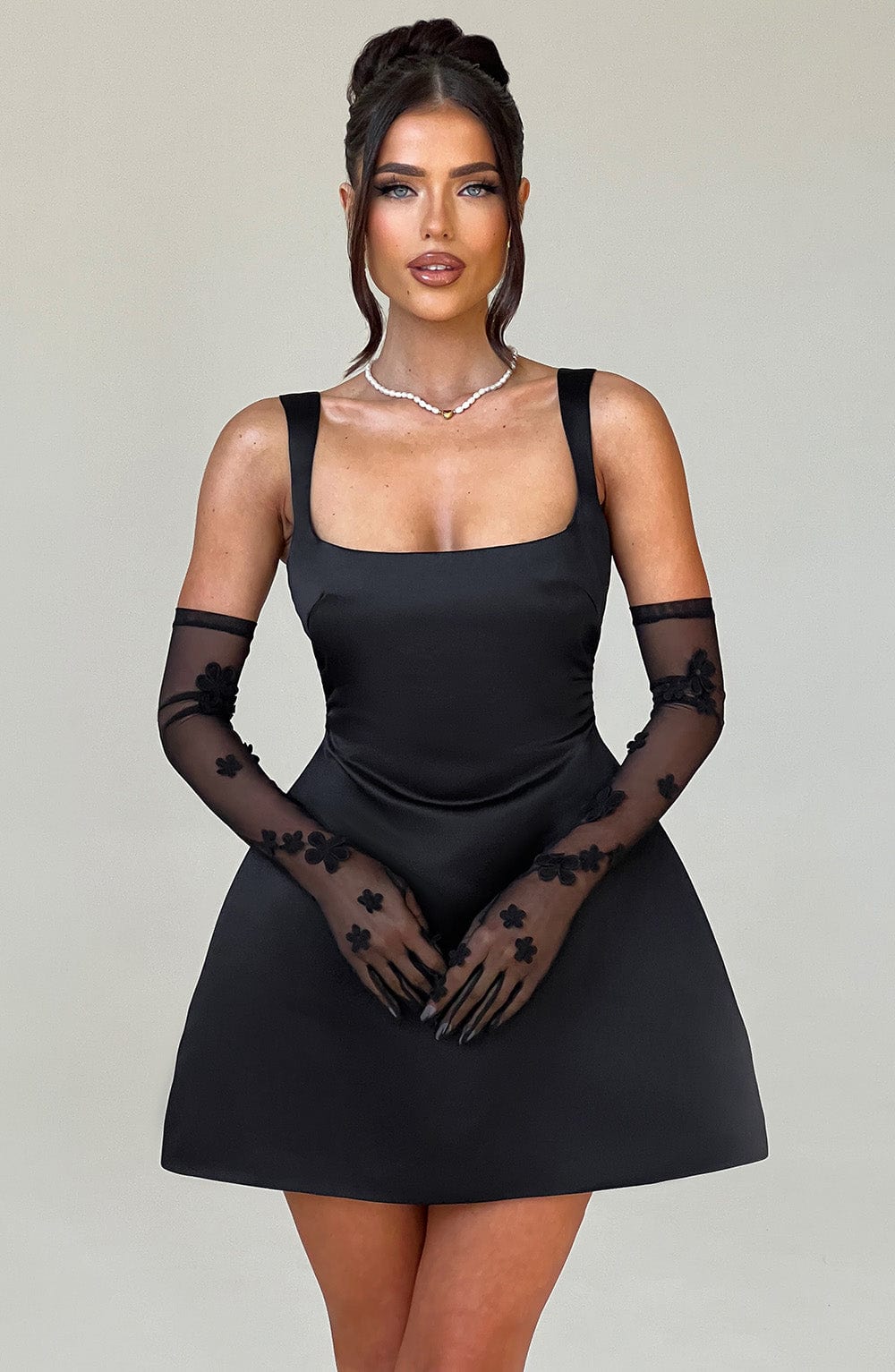 Sofie Mini Dress - Black - Image 2