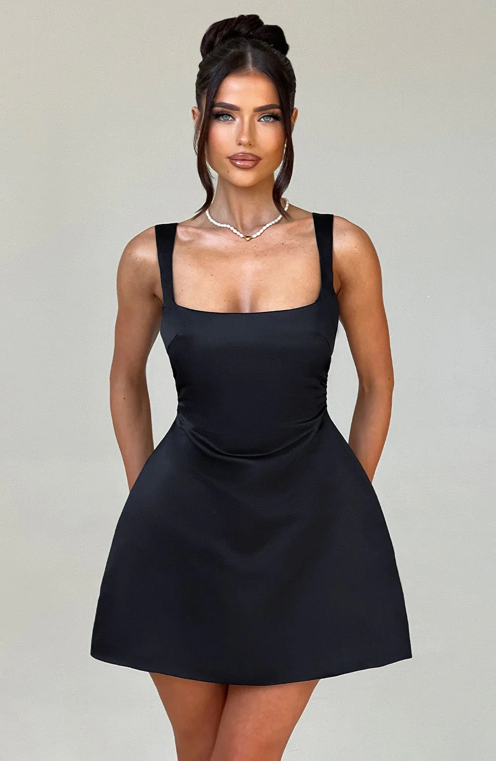 Sofie Mini Dress - Black - Image 8
