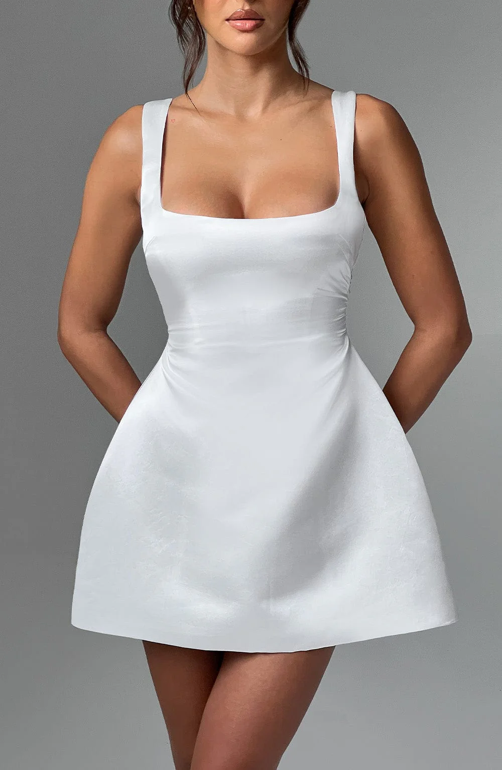 Sofie Mini Dress - Ivory - Image 3