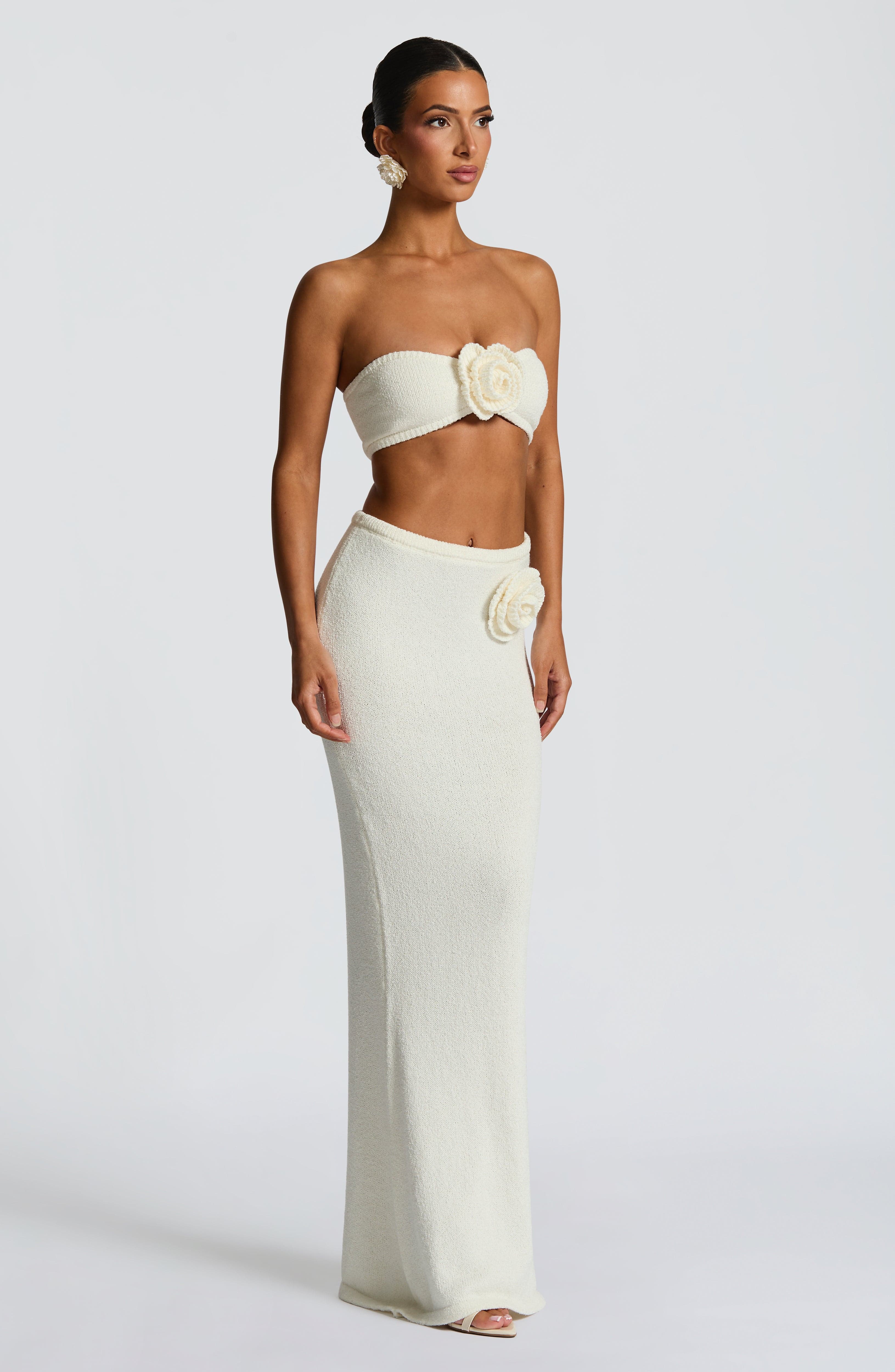 Sola Maxi Skirt - Ivory - Image 6