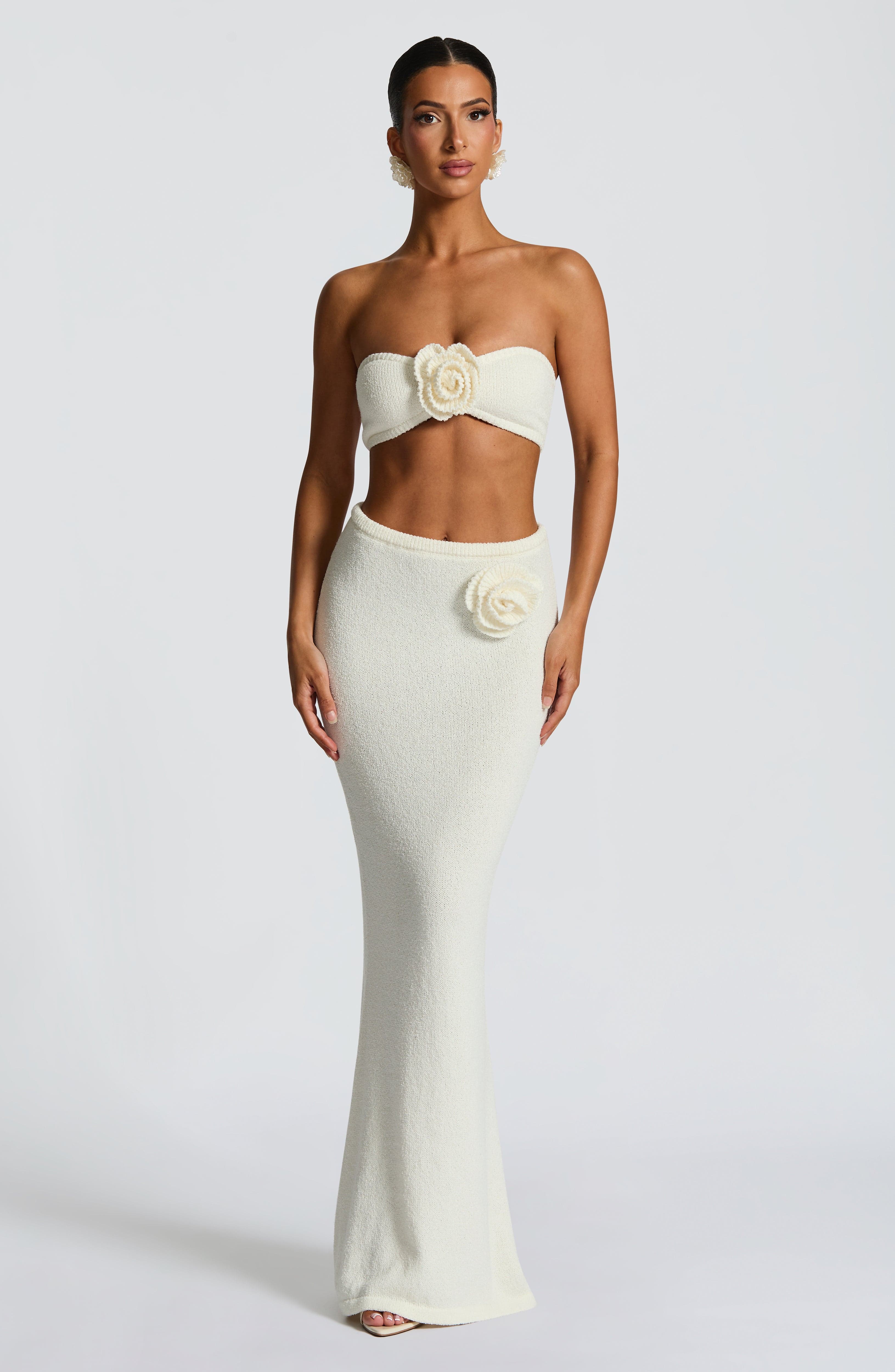 Sola Maxi Skirt - Ivory - Image 7