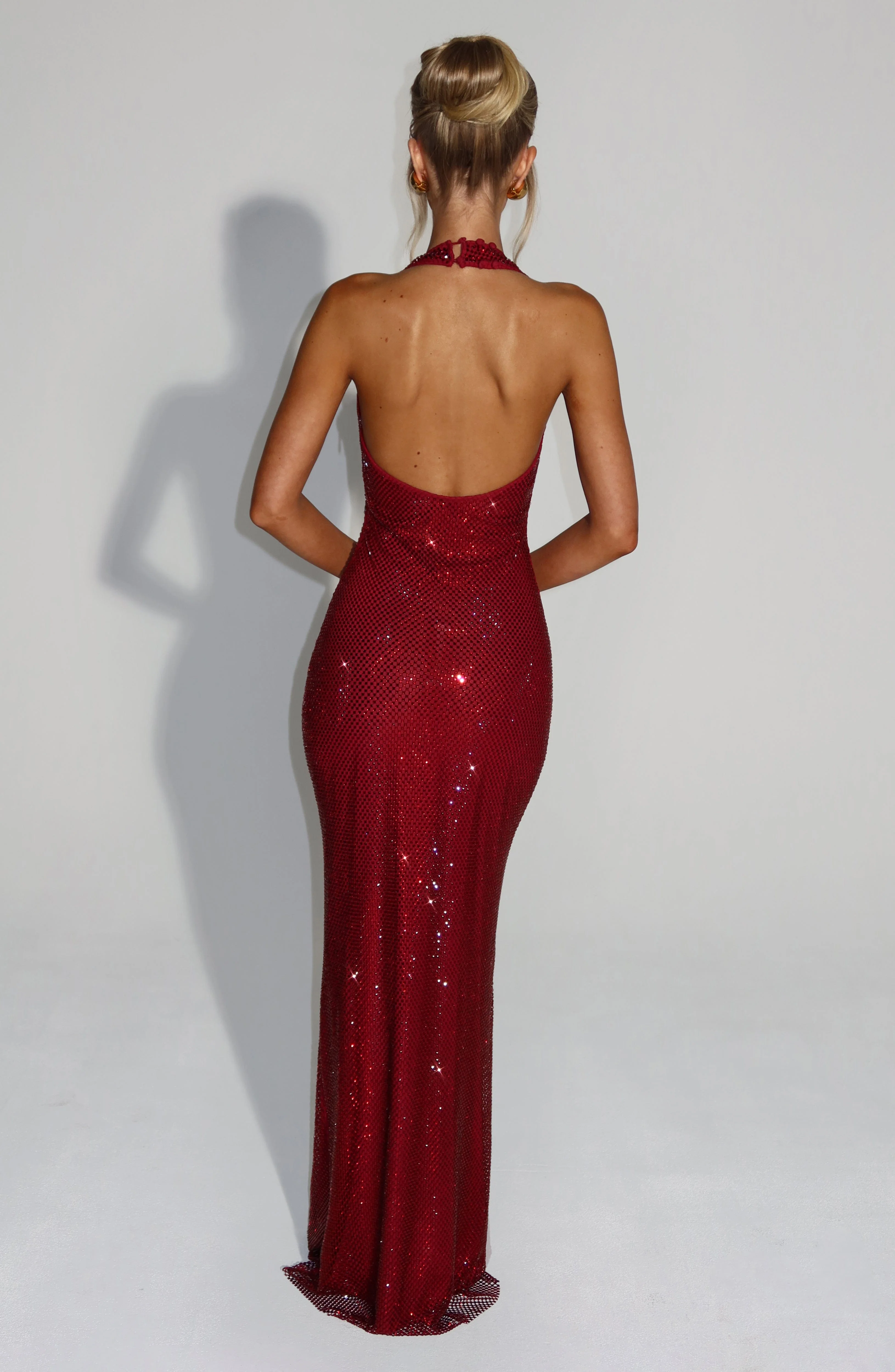 Starla Maxi Dress - Wine - Image 9