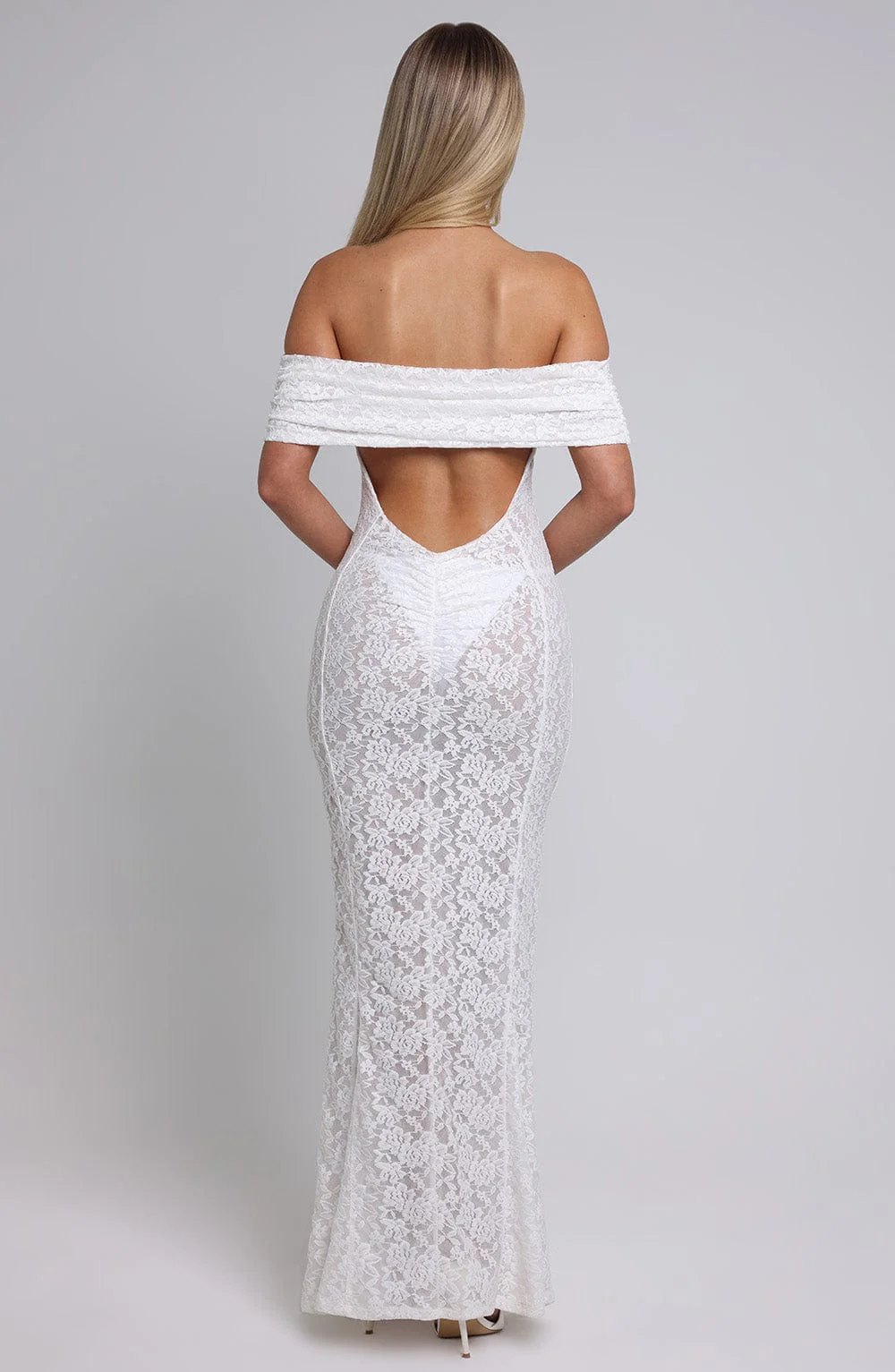 Stephanie Maxi Dress - Ivory - Image 4