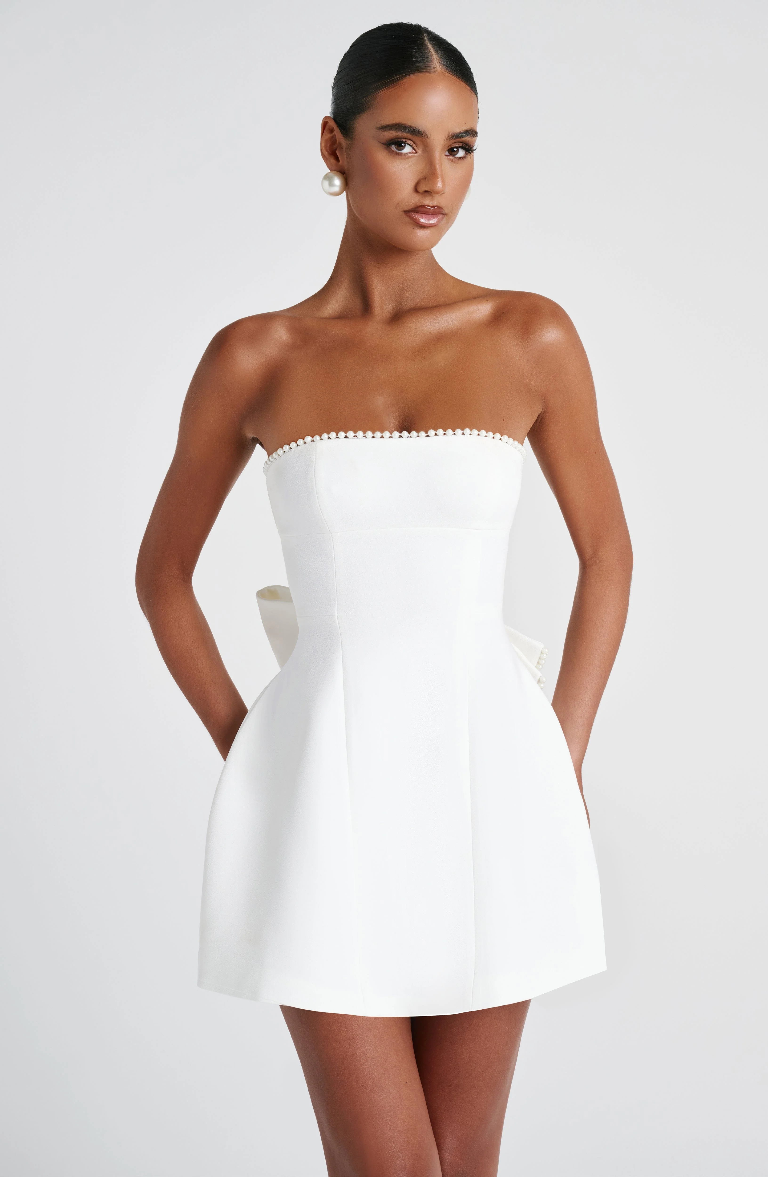 Suni Mini Dress - Ivory - Image 6
