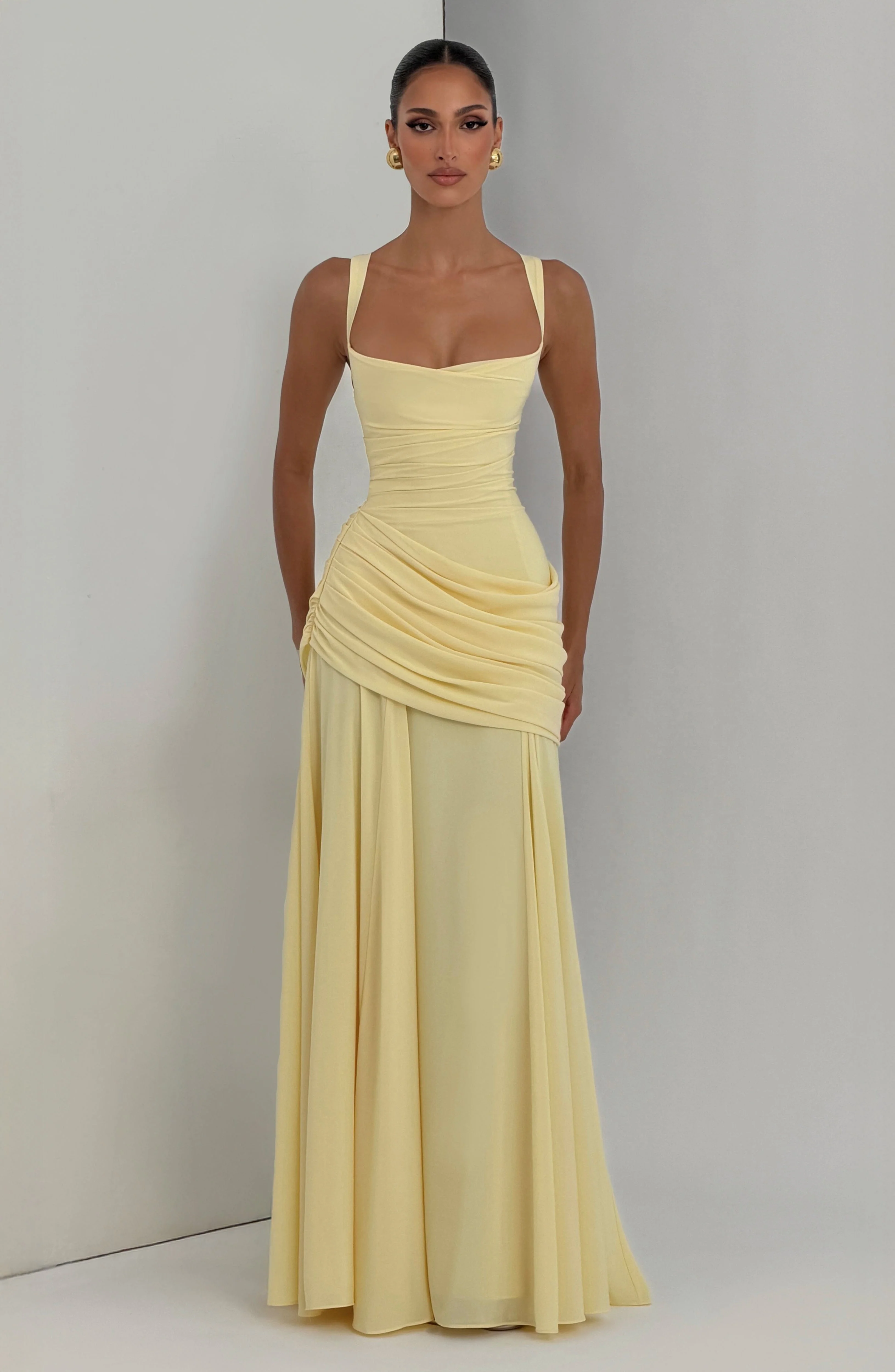 Sura Maxi Dress - Lemon - Image 6