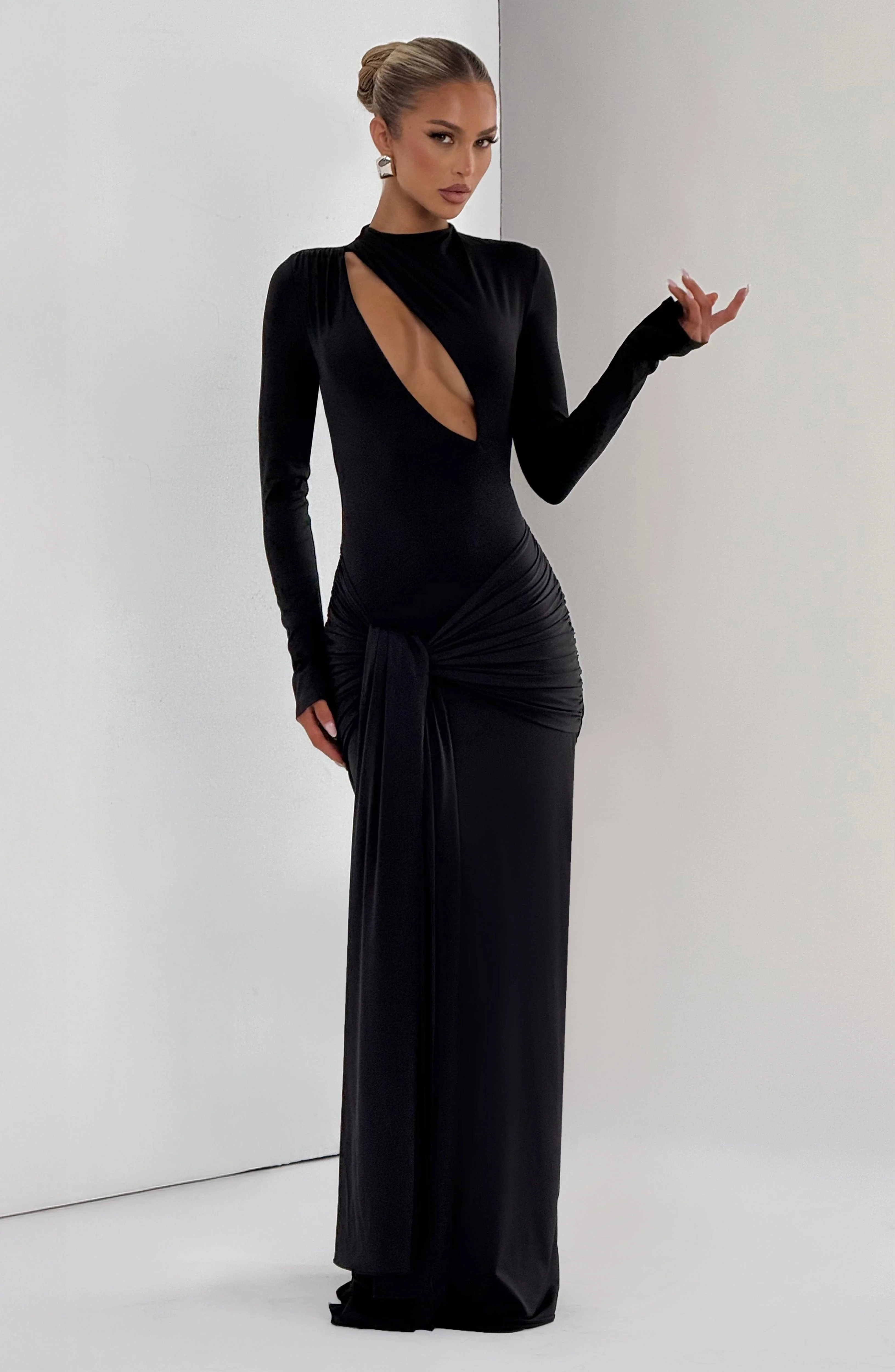 Tahnee Maxi Dress - Black - Image 7