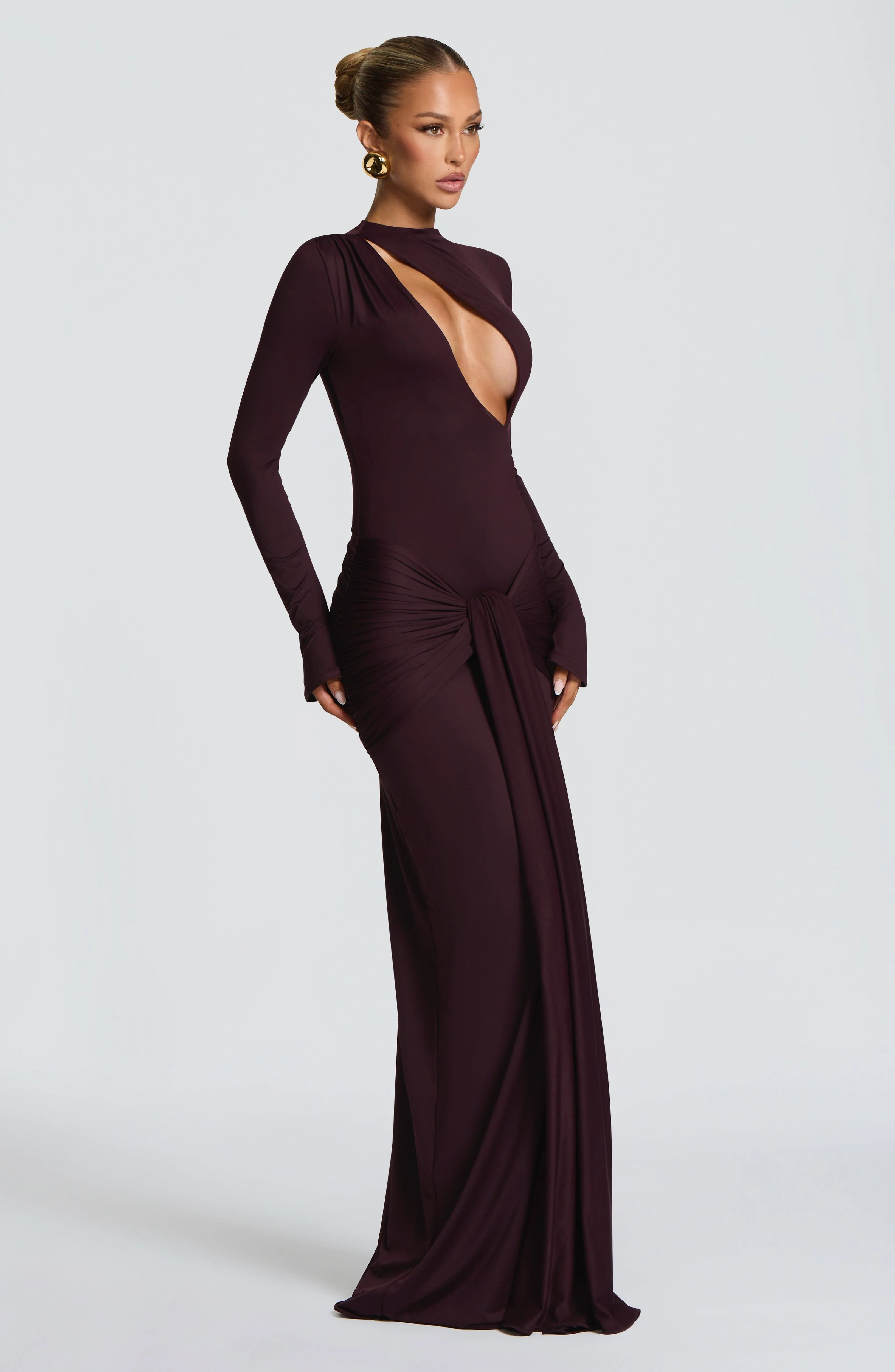 Tahnee Maxi Dress - Plum - Image 7
