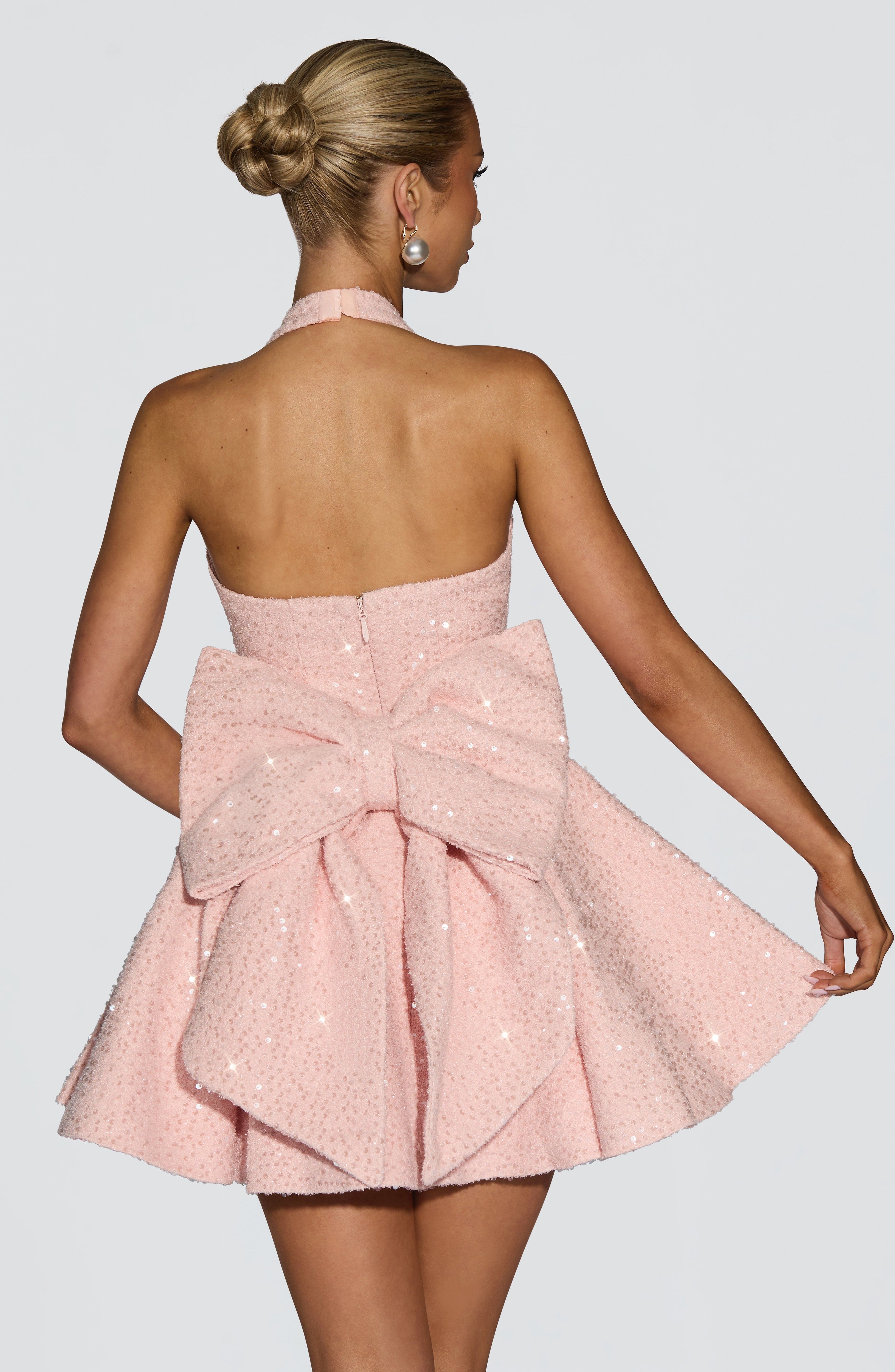 Talara Mini Dress - Blush - Image 2