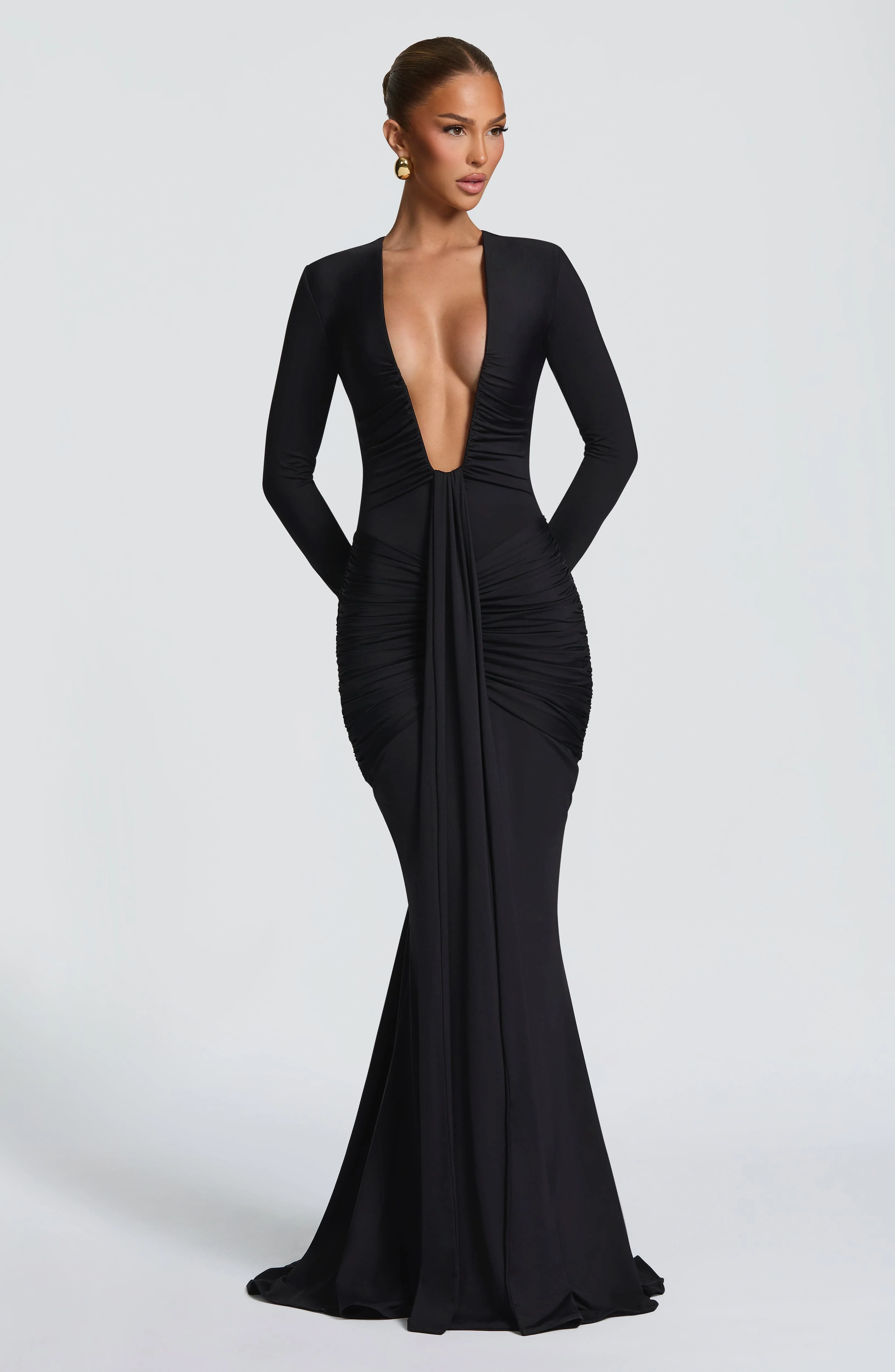 Tara Maxi Dress - Black - Image 6