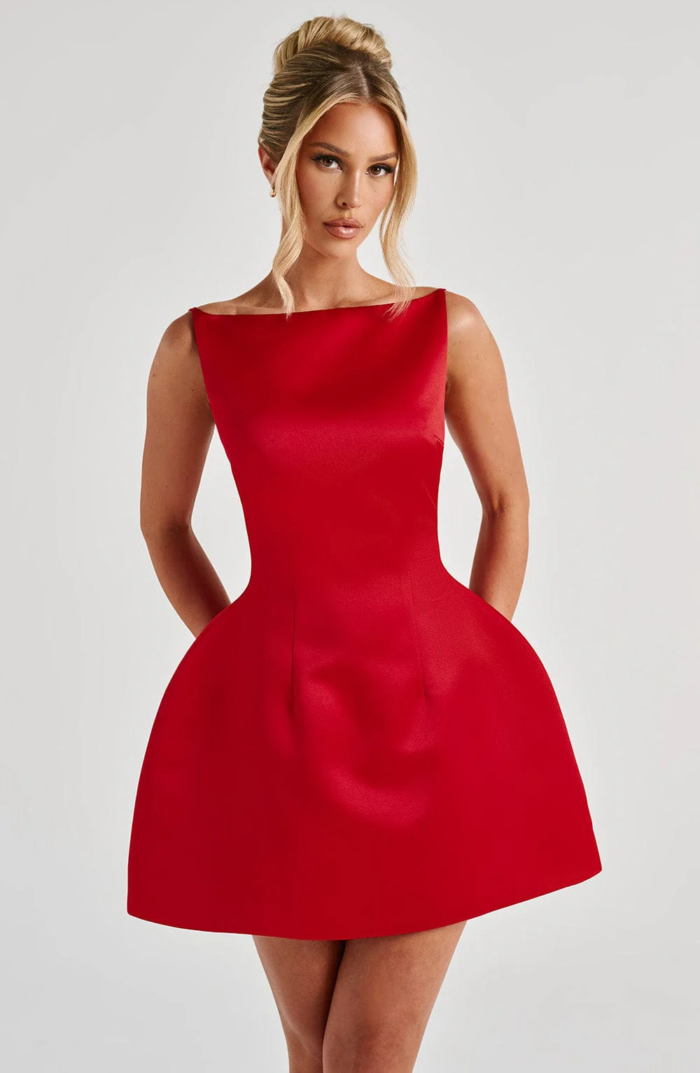 Tate Mini Dress - Red - Image 2