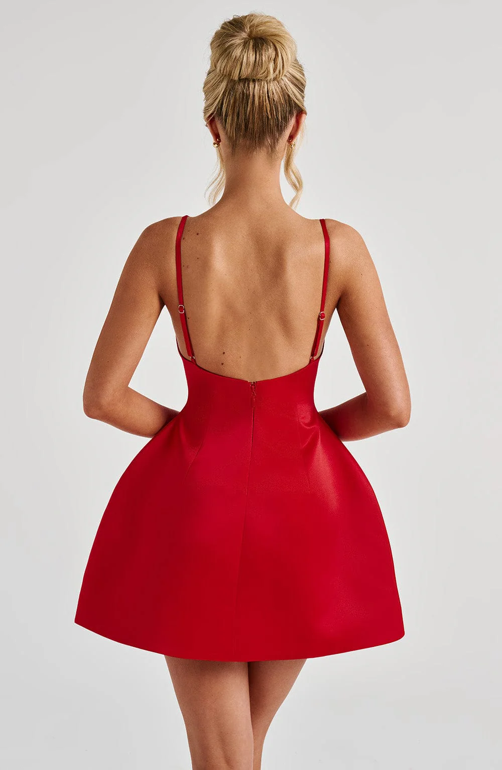 Tate Mini Dress - Red - Image 3
