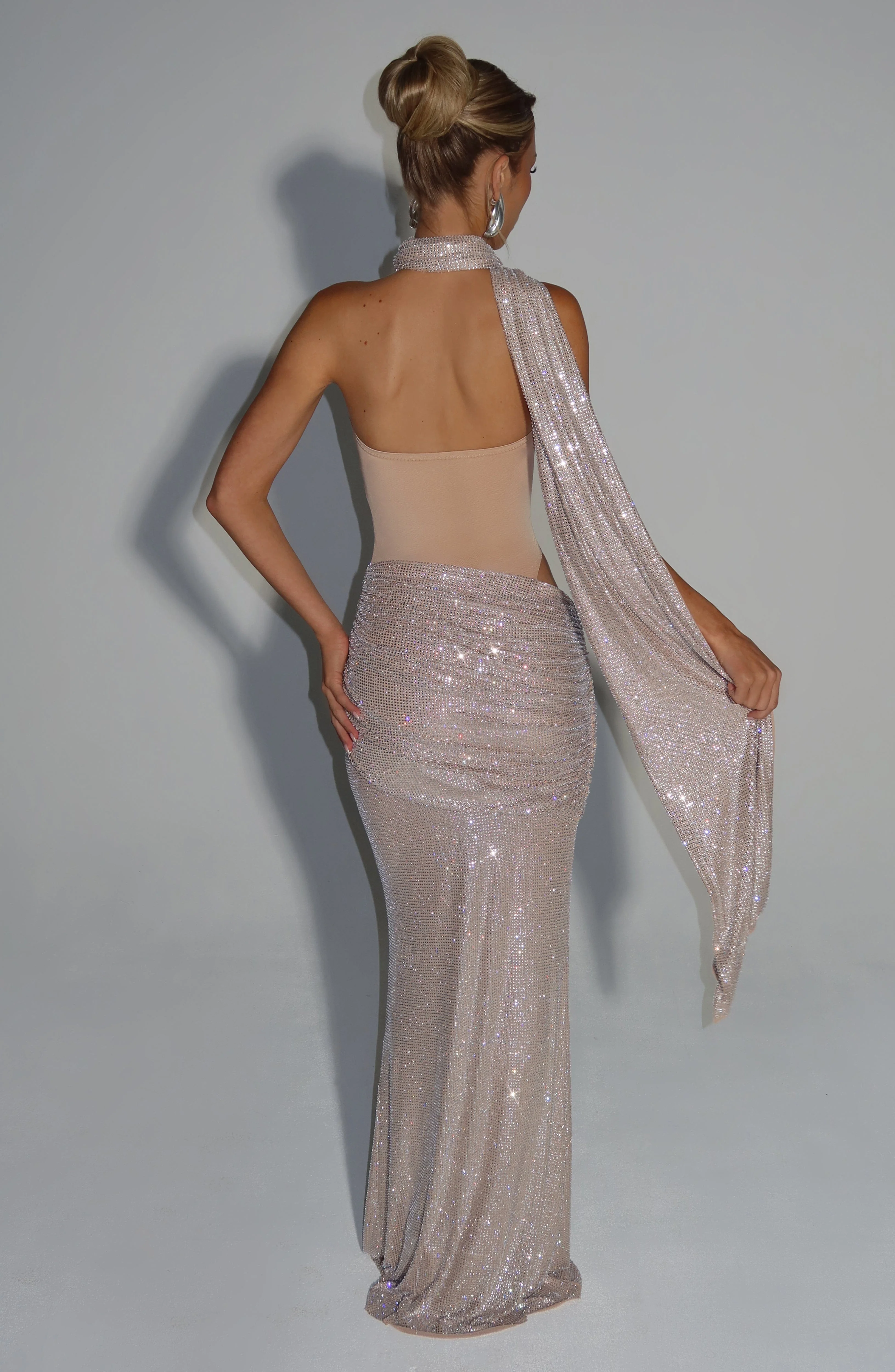 Tavia Scarf - Nude - Image 7