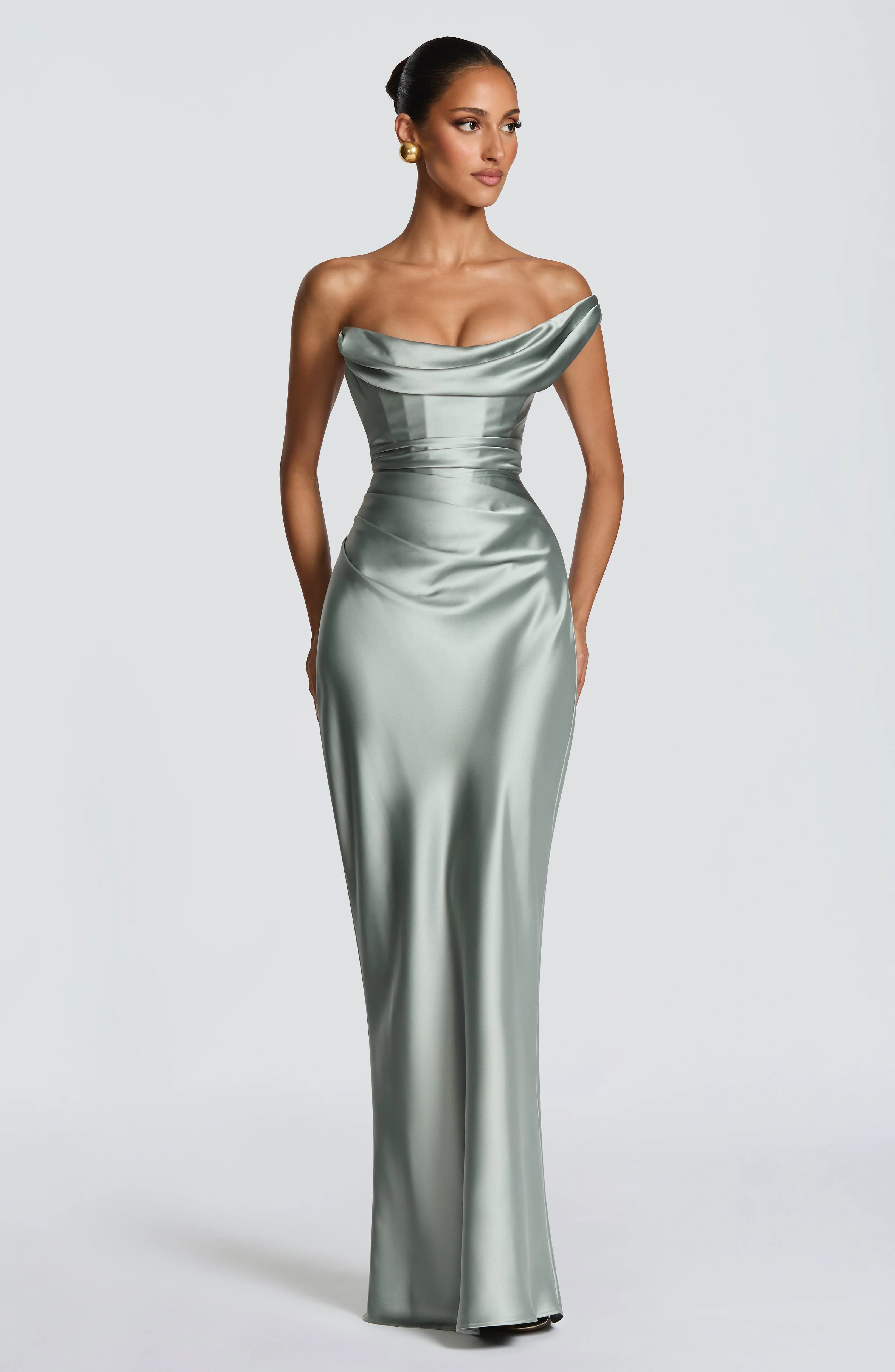 Thalassa Maxi Dress - Sage - Image 2